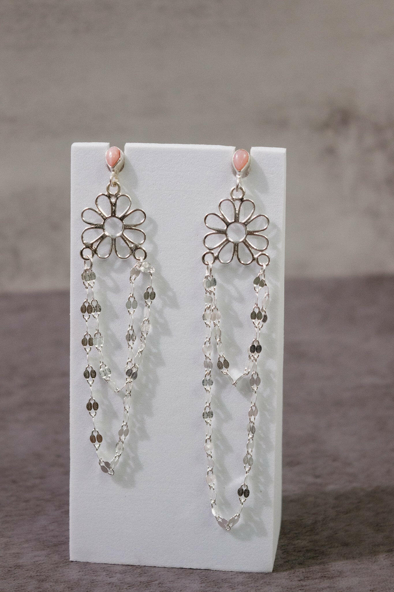 Stone Delight Chain Earrings-Stud Earrings-Krush Kandy, Women's Online Fashion Boutique Located in Phoenix, Arizona (Scottsdale Area)