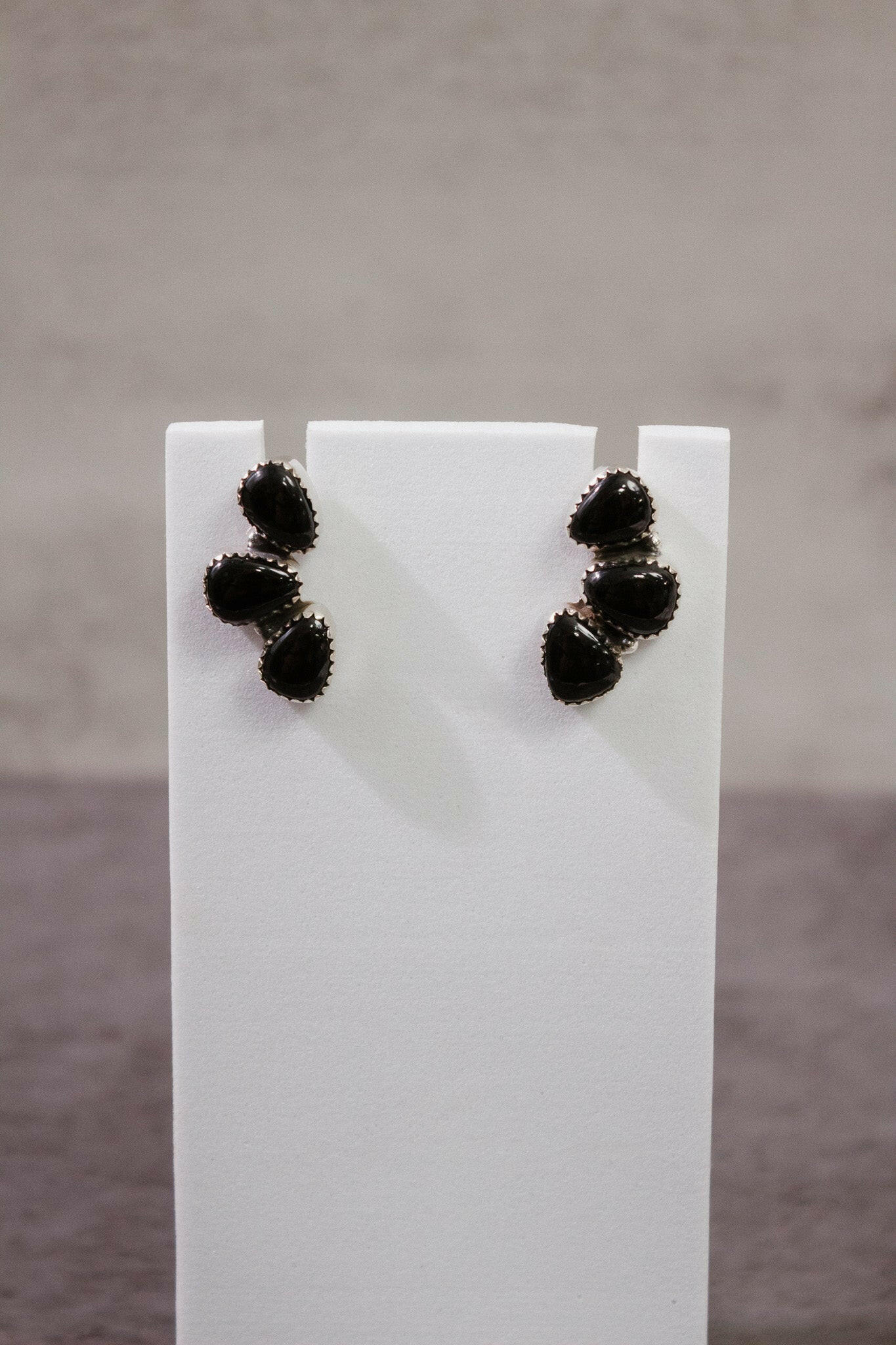 Three Stone Cluster Earrings-Stud Earrings-Krush Kandy, Women's Online Fashion Boutique Located in Phoenix, Arizona (Scottsdale Area)