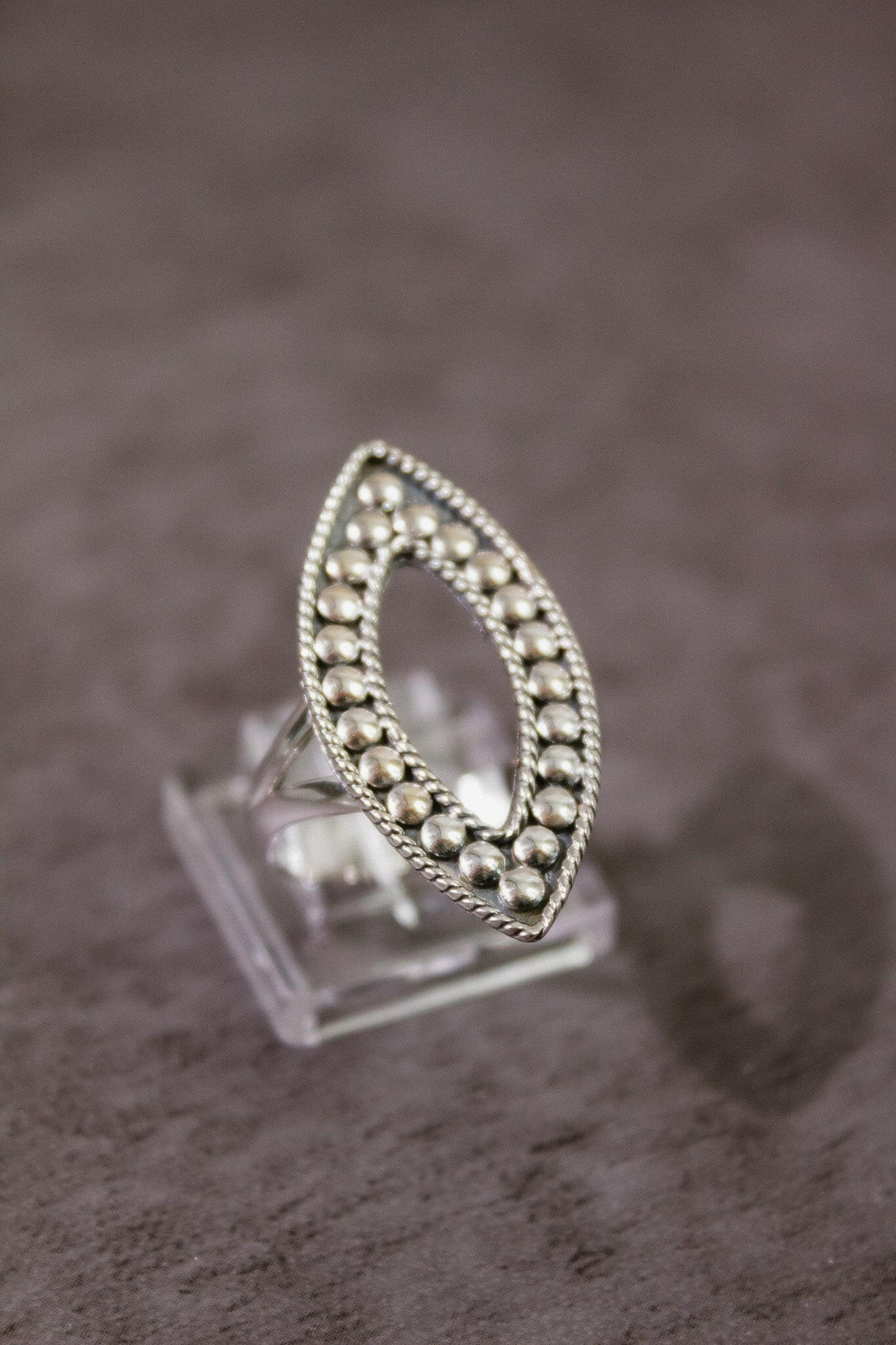 Right Through You Sterling Studded Ring-Rings-Krush Kandy, Women's Online Fashion Boutique Located in Phoenix, Arizona (Scottsdale Area)