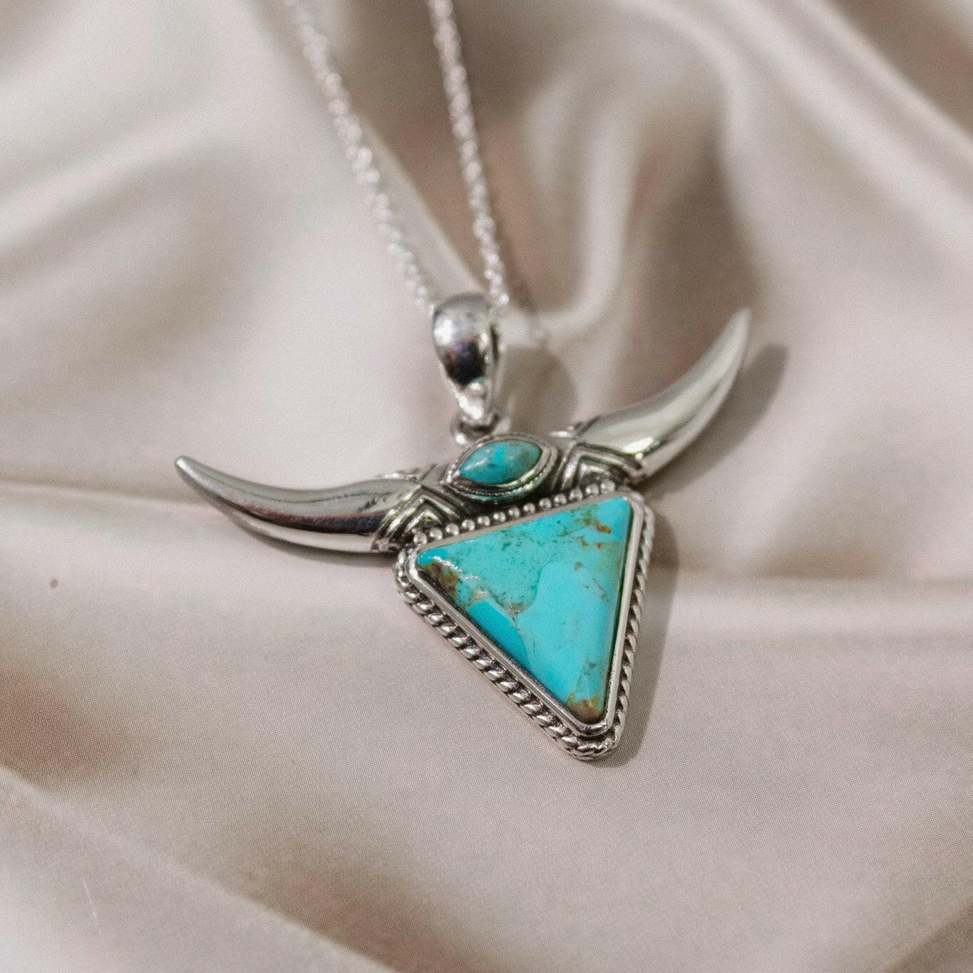 Lassie's Wild Horn Stone Necklace-Chain Necklaces-Krush Kandy, Women's Online Fashion Boutique Located in Phoenix, Arizona (Scottsdale Area)