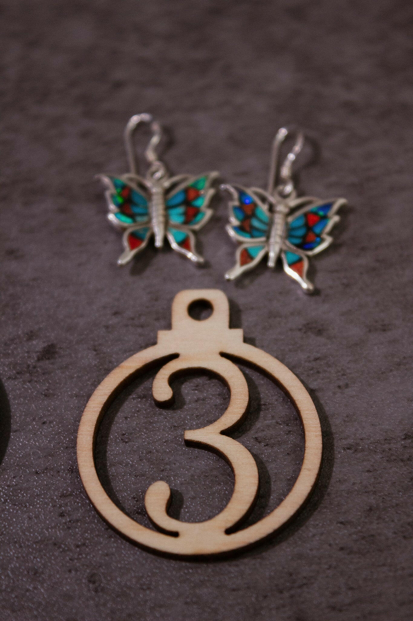 One Of A Kind Butterfly Stone Earrings-Stud Earrings-Krush Kandy, Women's Online Fashion Boutique Located in Phoenix, Arizona (Scottsdale Area)