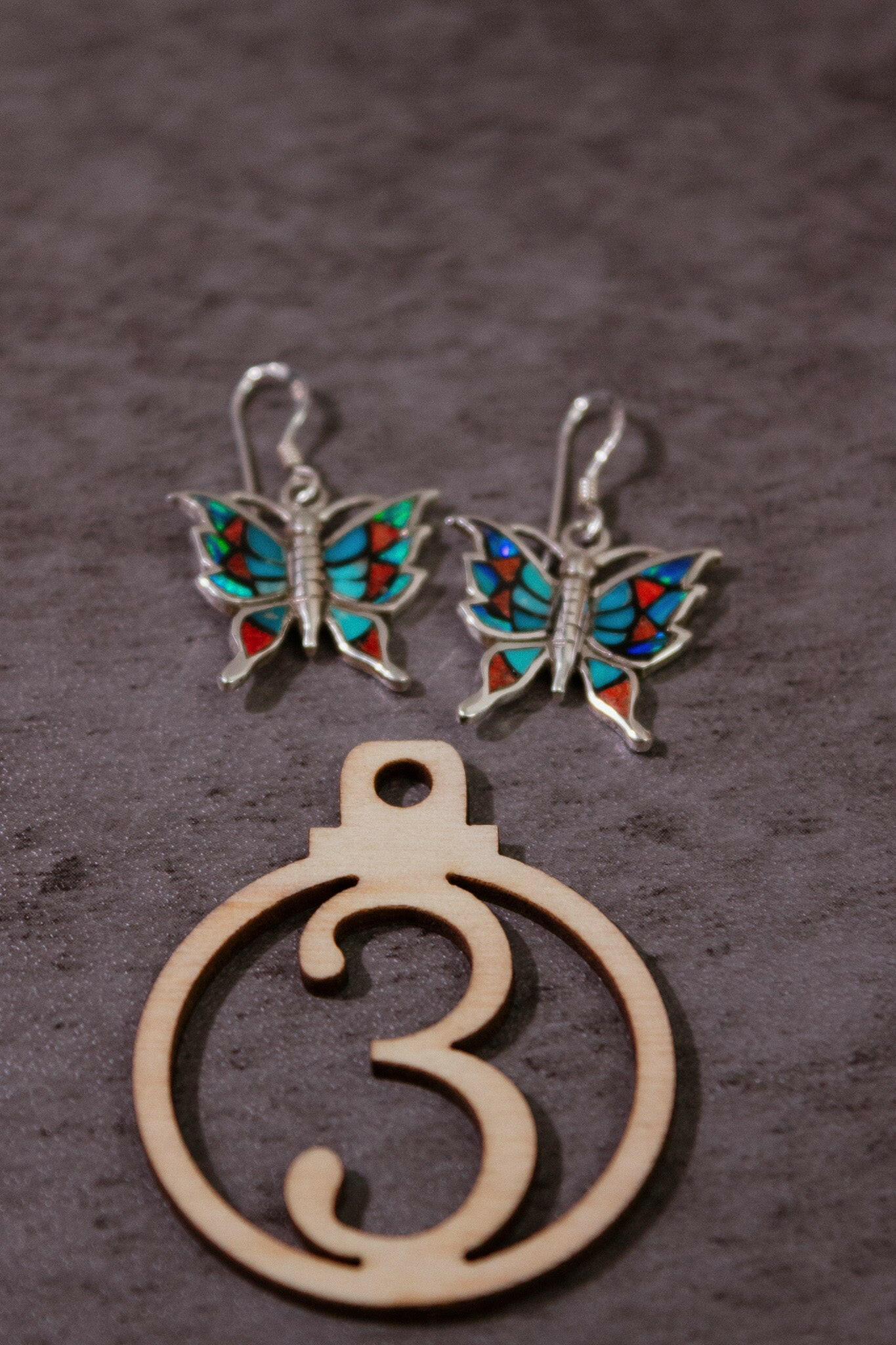 One Of A Kind Butterfly Stone Earrings-Stud Earrings-Krush Kandy, Women's Online Fashion Boutique Located in Phoenix, Arizona (Scottsdale Area)