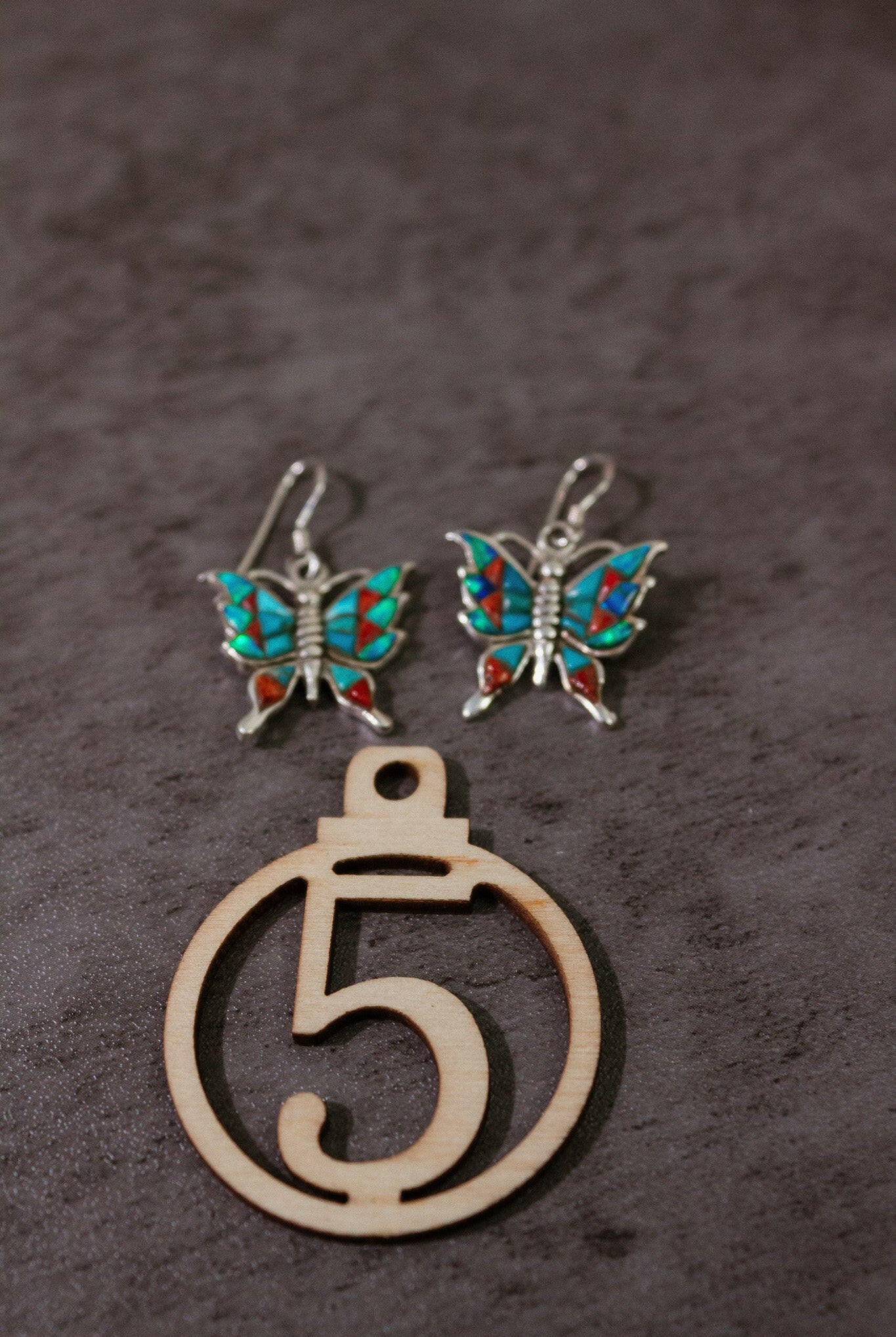 One Of A Kind Butterfly Stone Earrings-Stud Earrings-Krush Kandy, Women's Online Fashion Boutique Located in Phoenix, Arizona (Scottsdale Area)