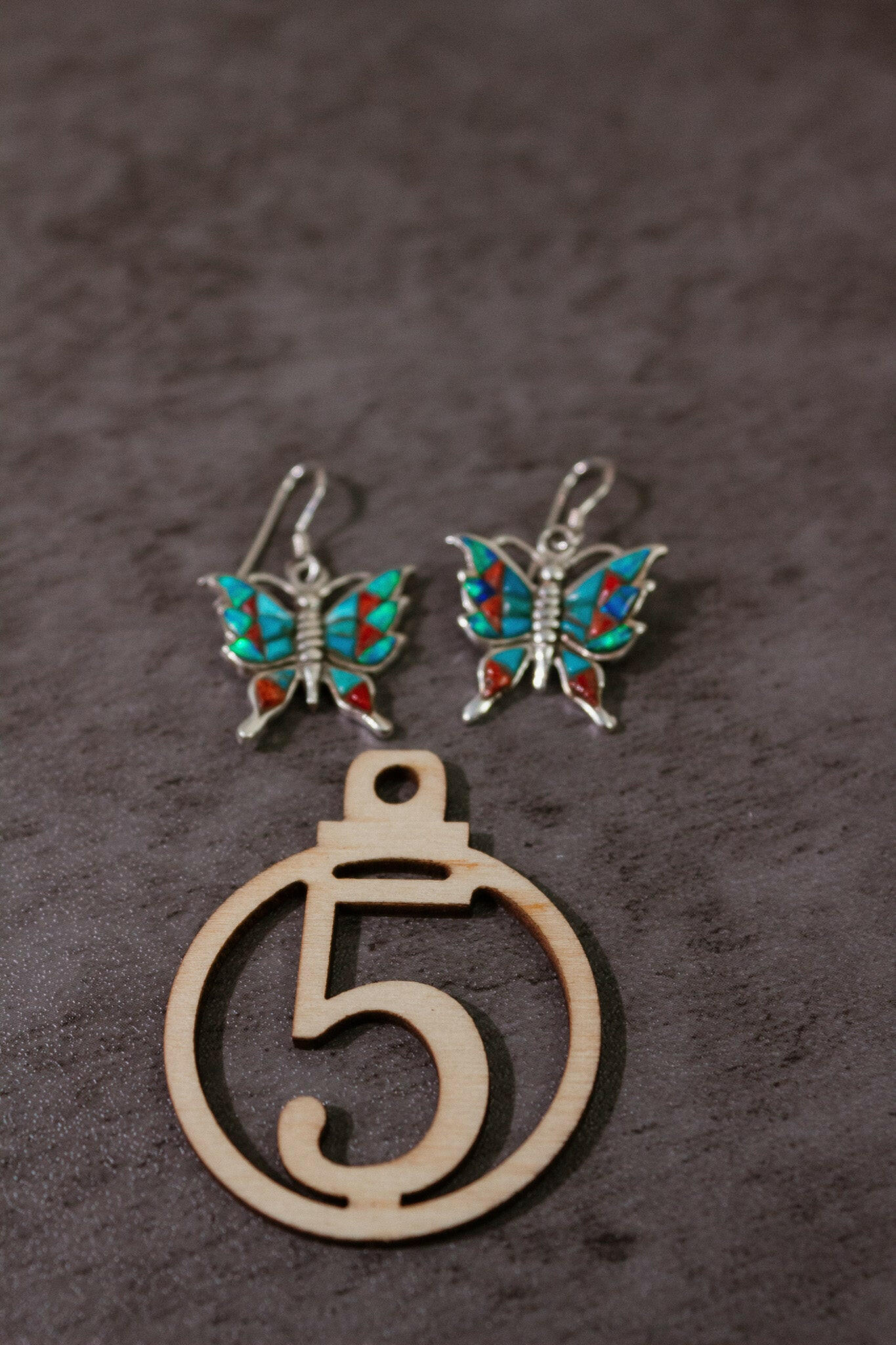 One Of A Kind Butterfly Stone Earrings-Stud Earrings-Krush Kandy, Women's Online Fashion Boutique Located in Phoenix, Arizona (Scottsdale Area)