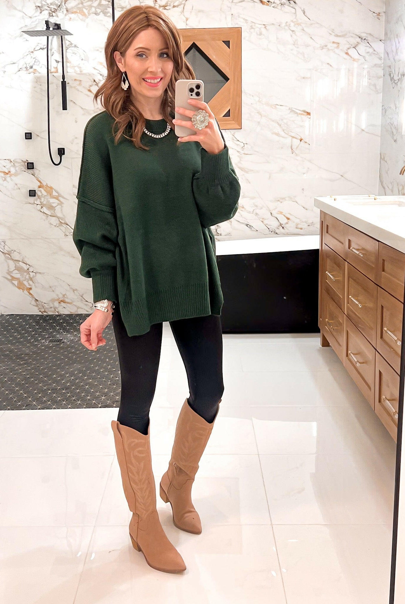 Everyday Elegance Side Slit Sweater | S-XL-Sweaters-Krush Kandy, Women's Online Fashion Boutique Located in Phoenix, Arizona (Scottsdale Area)