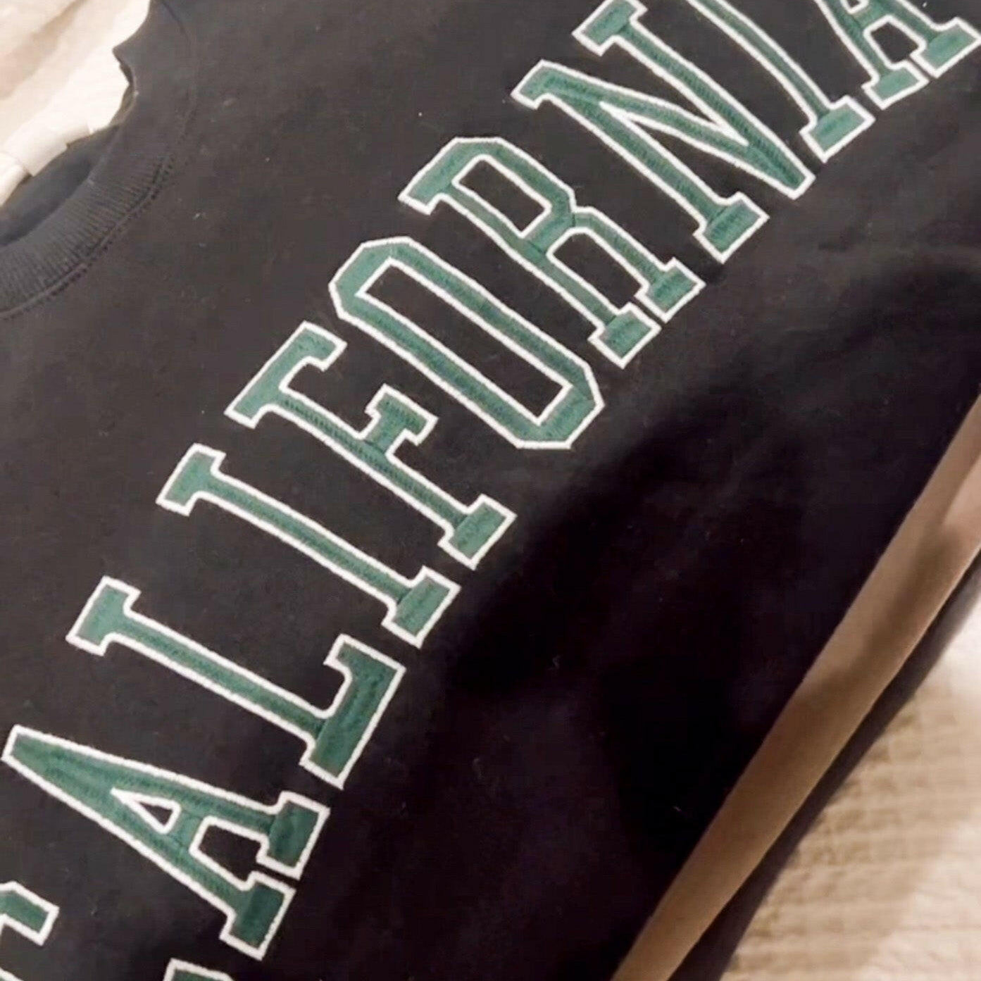 California Embroidered Crewneck-Sweatshirts-Krush Kandy, Women's Online Fashion Boutique Located in Phoenix, Arizona (Scottsdale Area)