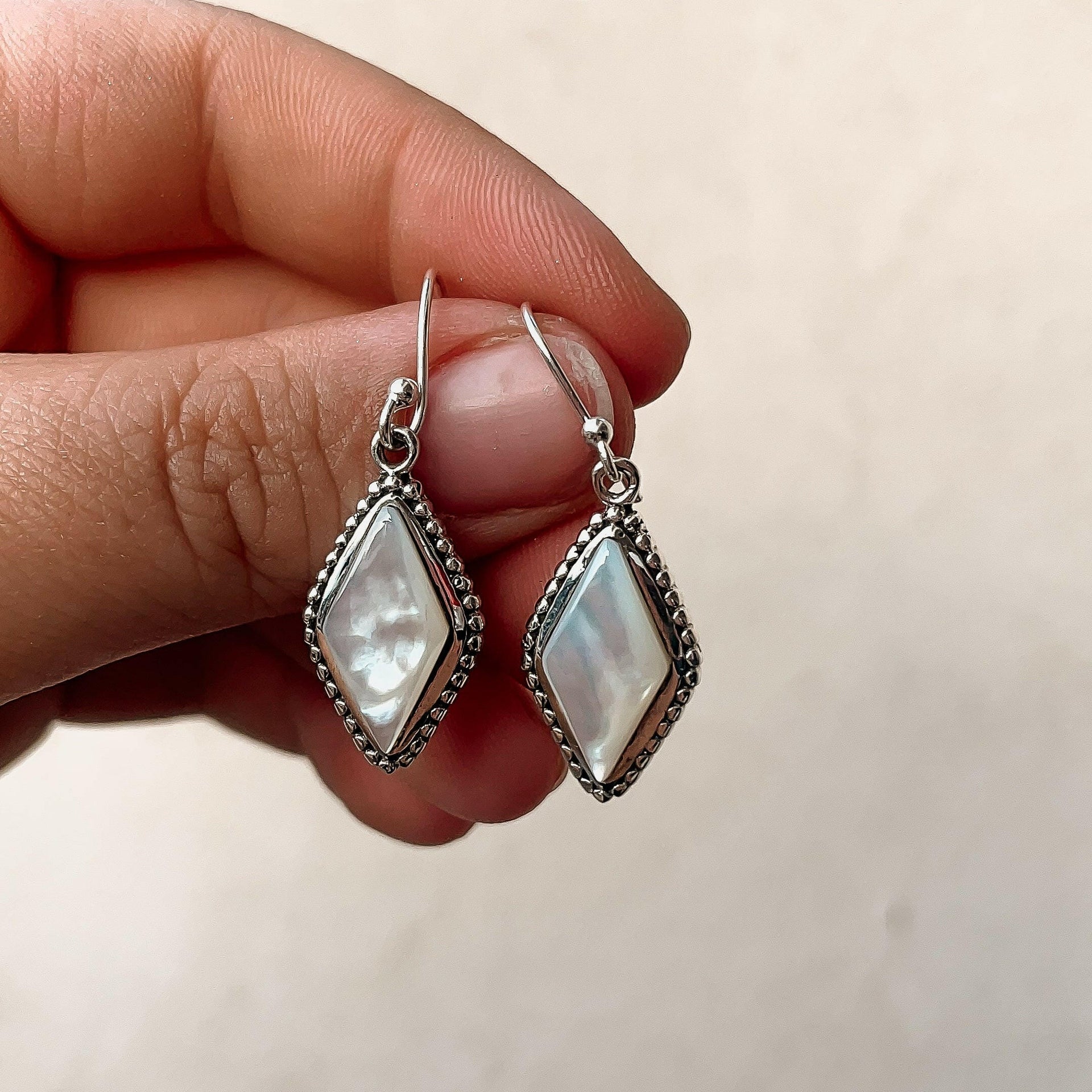 Diamond In My Eyes Stone Earrings-Hoop Earrings-Krush Kandy, Women's Online Fashion Boutique Located in Phoenix, Arizona (Scottsdale Area)