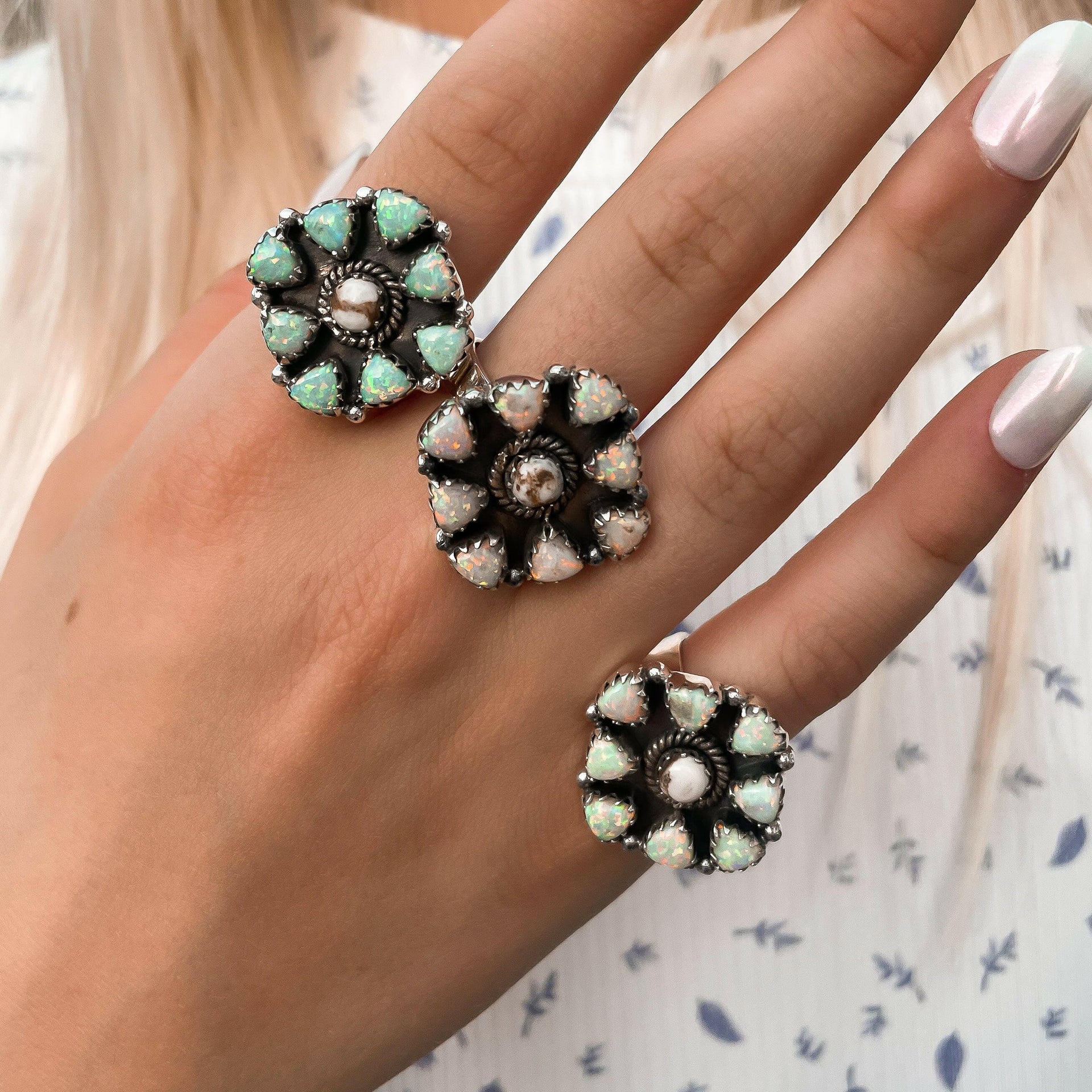 Opal & Wildhorse Stone Ring-Ring Sizers-Krush Kandy, Women's Online Fashion Boutique Located in Phoenix, Arizona (Scottsdale Area)