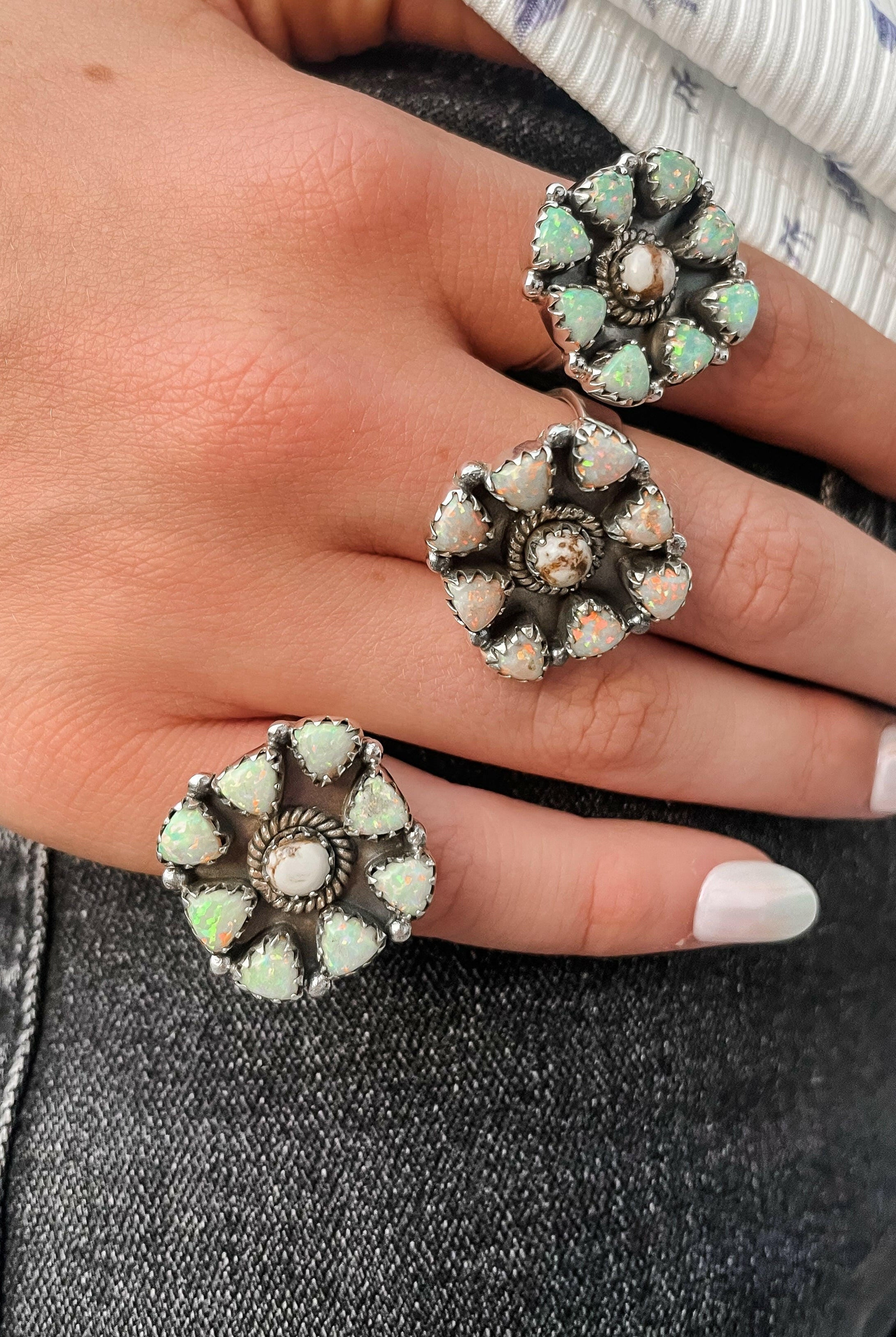 Opal & Wildhorse Stone Ring-Ring Sizers-Krush Kandy, Women's Online Fashion Boutique Located in Phoenix, Arizona (Scottsdale Area)