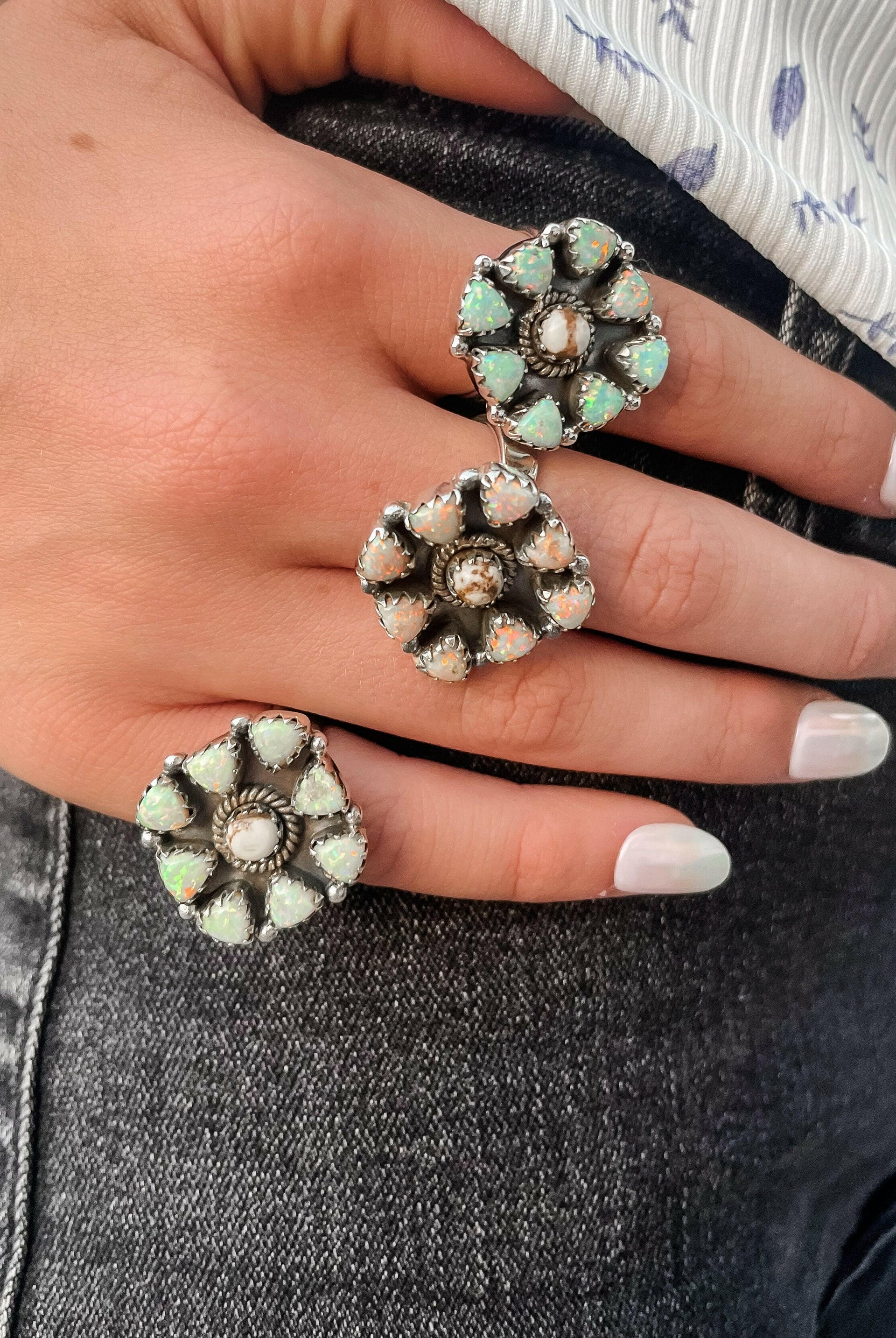Opal & Wildhorse Stone Ring-Ring Sizers-Krush Kandy, Women's Online Fashion Boutique Located in Phoenix, Arizona (Scottsdale Area)