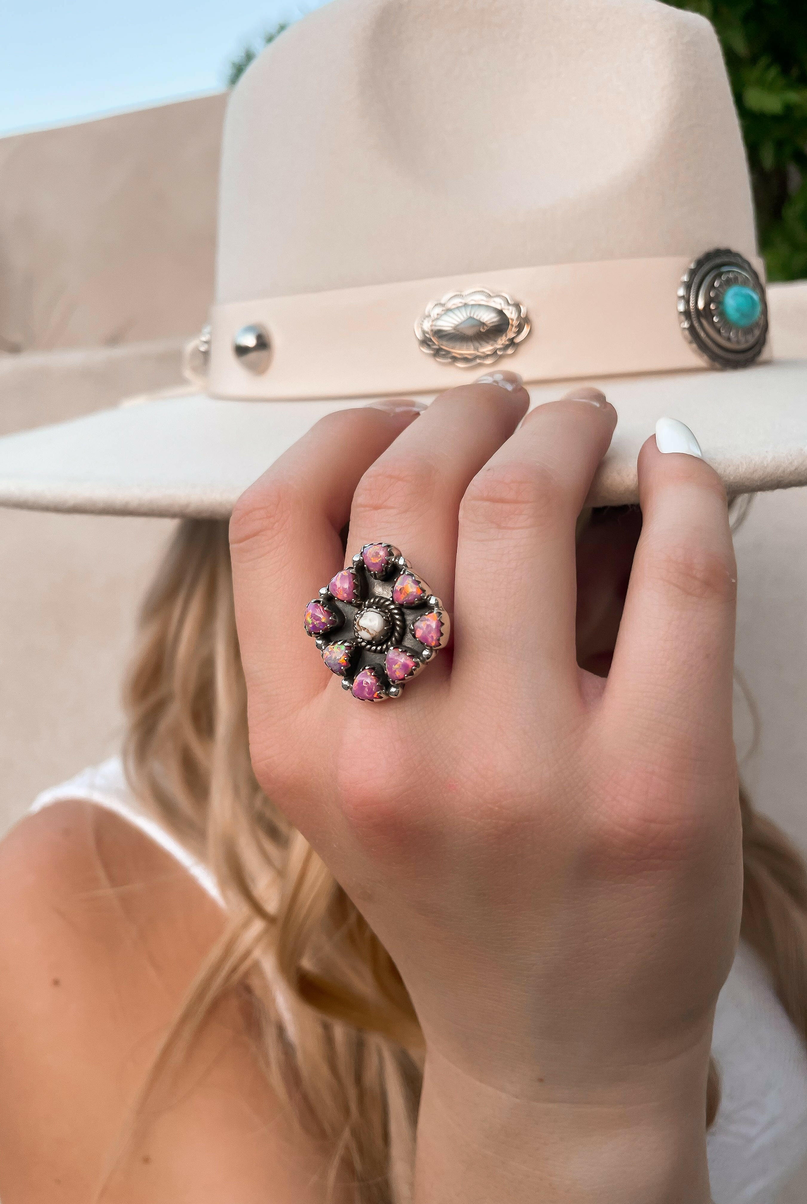 Opal & Wildhorse Stone Ring-Ring Sizers-Krush Kandy, Women's Online Fashion Boutique Located in Phoenix, Arizona (Scottsdale Area)