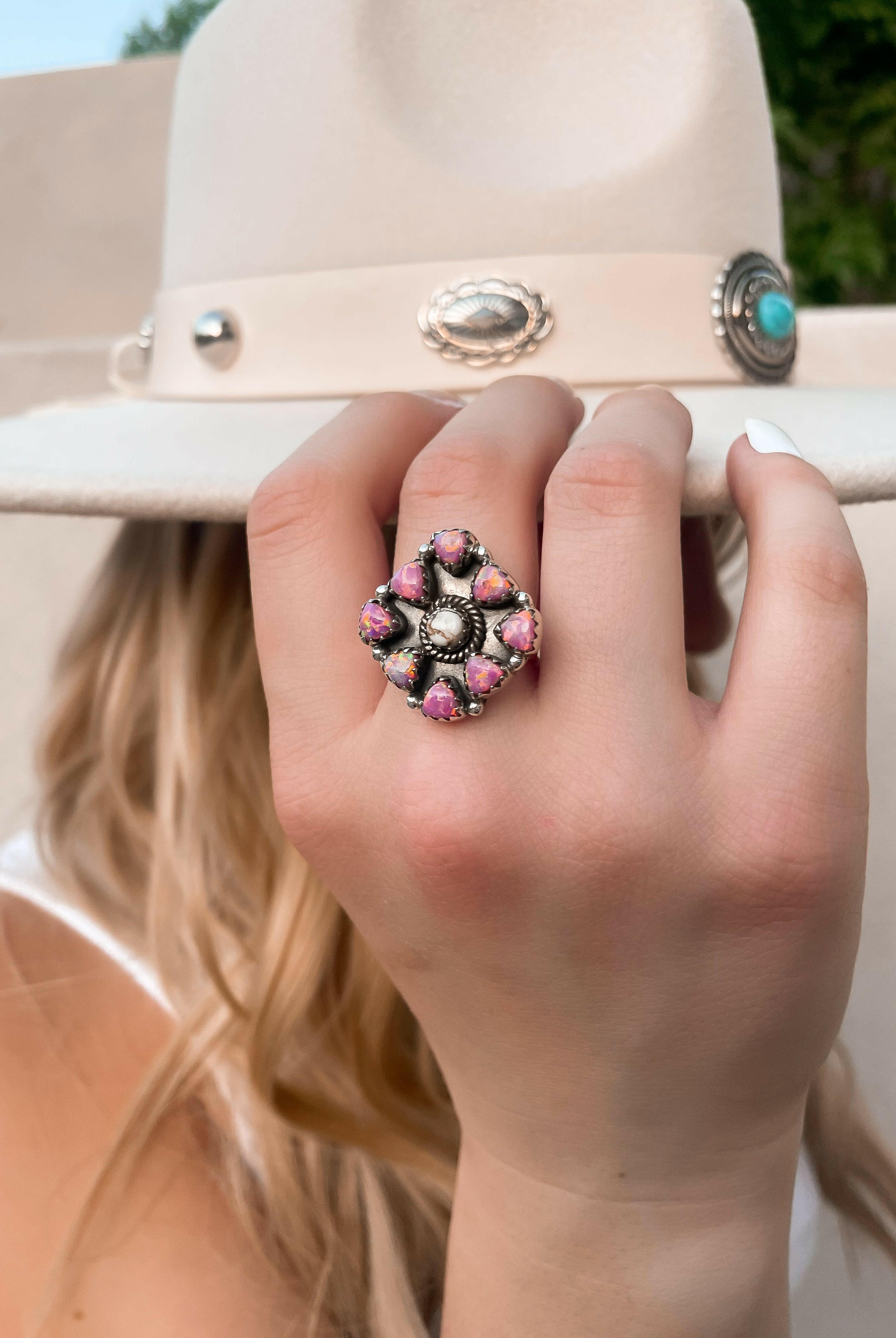 Opal & Wildhorse Stone Ring-Ring Sizers-Krush Kandy, Women's Online Fashion Boutique Located in Phoenix, Arizona (Scottsdale Area)