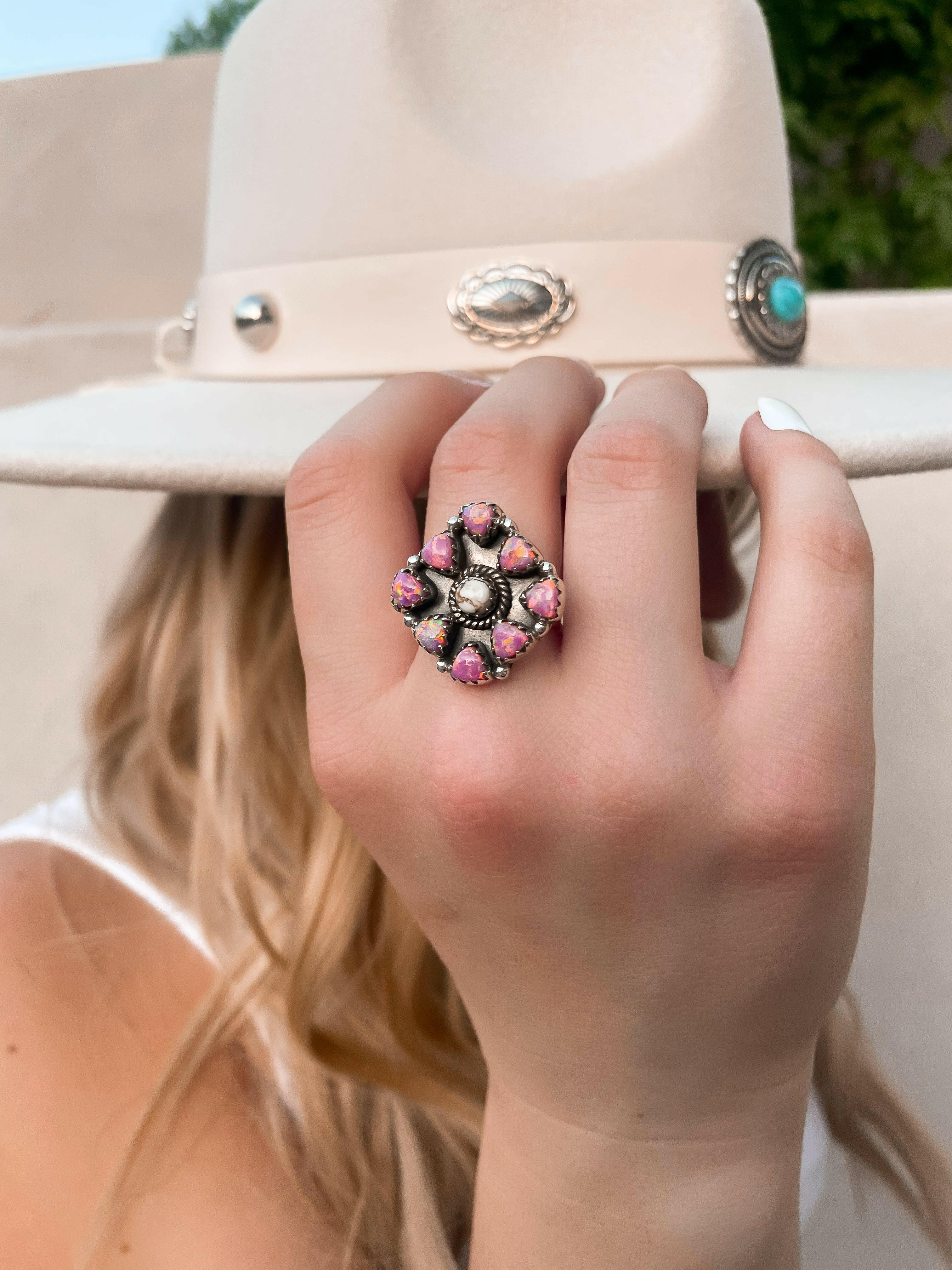 Opal & Wildhorse Stone Ring-Ring Sizers-Krush Kandy, Women's Online Fashion Boutique Located in Phoenix, Arizona (Scottsdale Area)