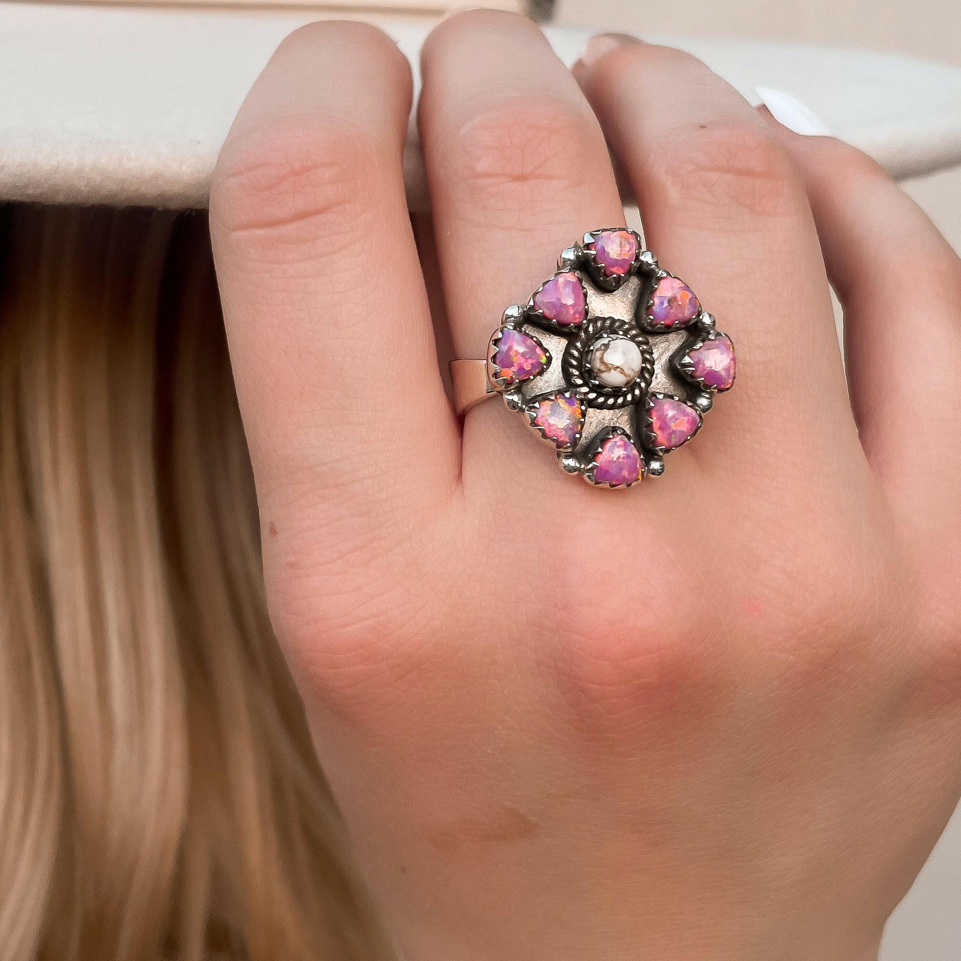 Opal & Wildhorse Stone Ring-Ring Sizers-Krush Kandy, Women's Online Fashion Boutique Located in Phoenix, Arizona (Scottsdale Area)