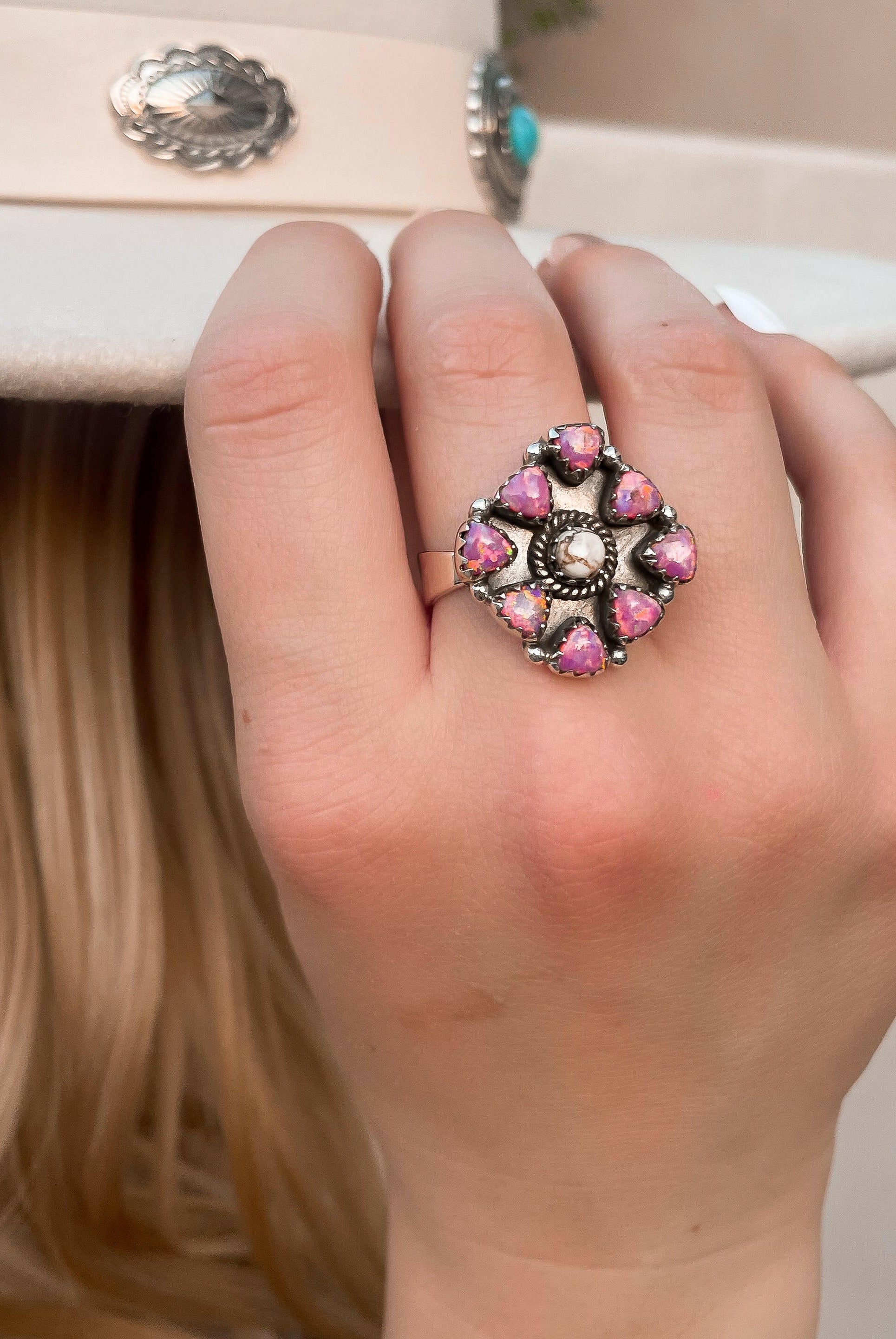 Opal & Wildhorse Stone Ring-Ring Sizers-Krush Kandy, Women's Online Fashion Boutique Located in Phoenix, Arizona (Scottsdale Area)