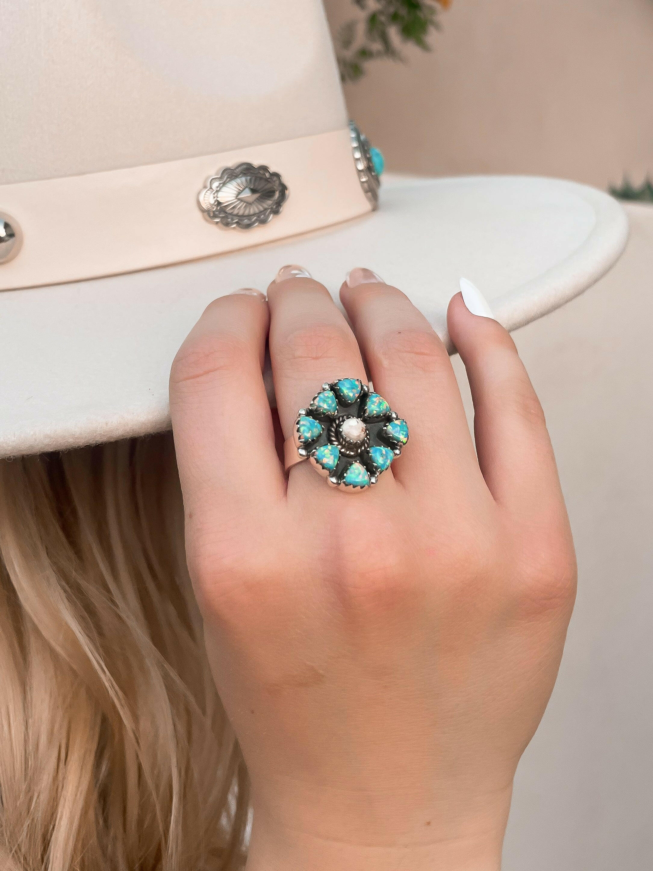 Opal & Wildhorse Stone Ring-Ring Sizers-Krush Kandy, Women's Online Fashion Boutique Located in Phoenix, Arizona (Scottsdale Area)