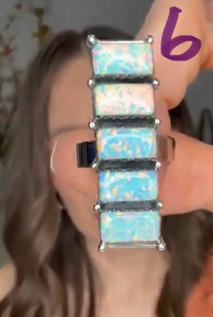 Opal Bar Cluster Stone Rings - MADE TO ORDER-Rings-Krush Kandy, Women's Online Fashion Boutique Located in Phoenix, Arizona (Scottsdale Area)