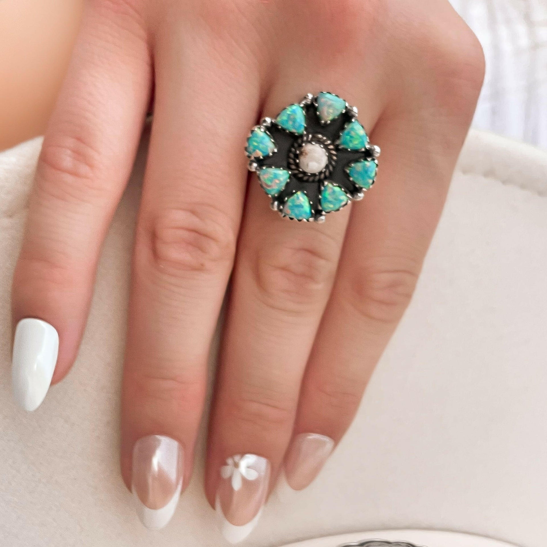 Opal & Wildhorse Stone Ring-Ring Sizers-Krush Kandy, Women's Online Fashion Boutique Located in Phoenix, Arizona (Scottsdale Area)