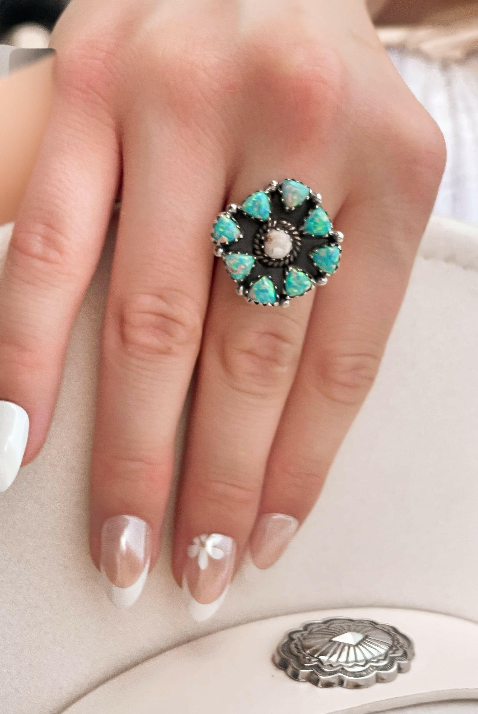 Opal & Wildhorse Stone Ring-Ring Sizers-Krush Kandy, Women's Online Fashion Boutique Located in Phoenix, Arizona (Scottsdale Area)