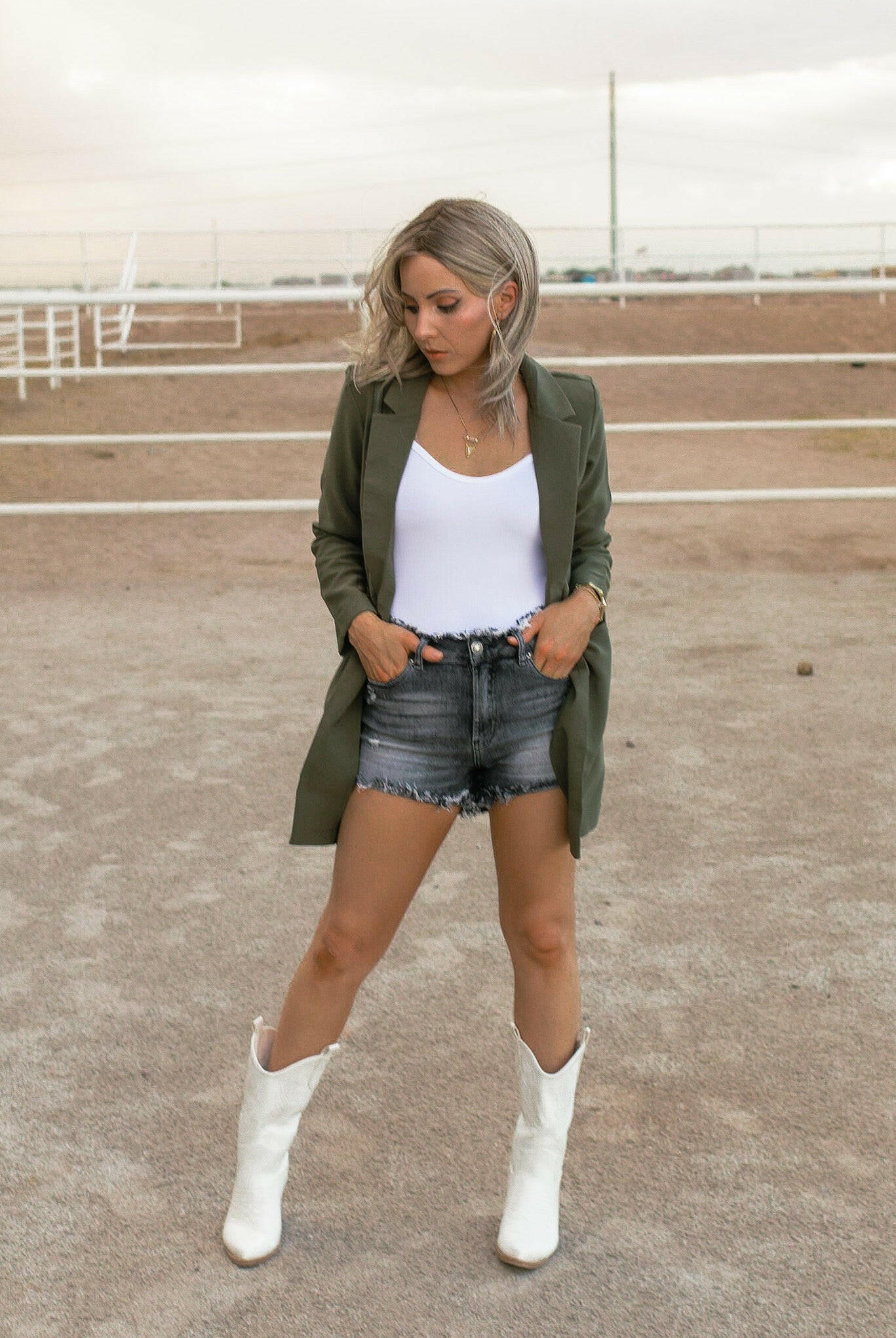 Zoom Meeting Lined Long Blazer Jacket-Blazers-Krush Kandy, Women's Online Fashion Boutique Located in Phoenix, Arizona (Scottsdale Area)