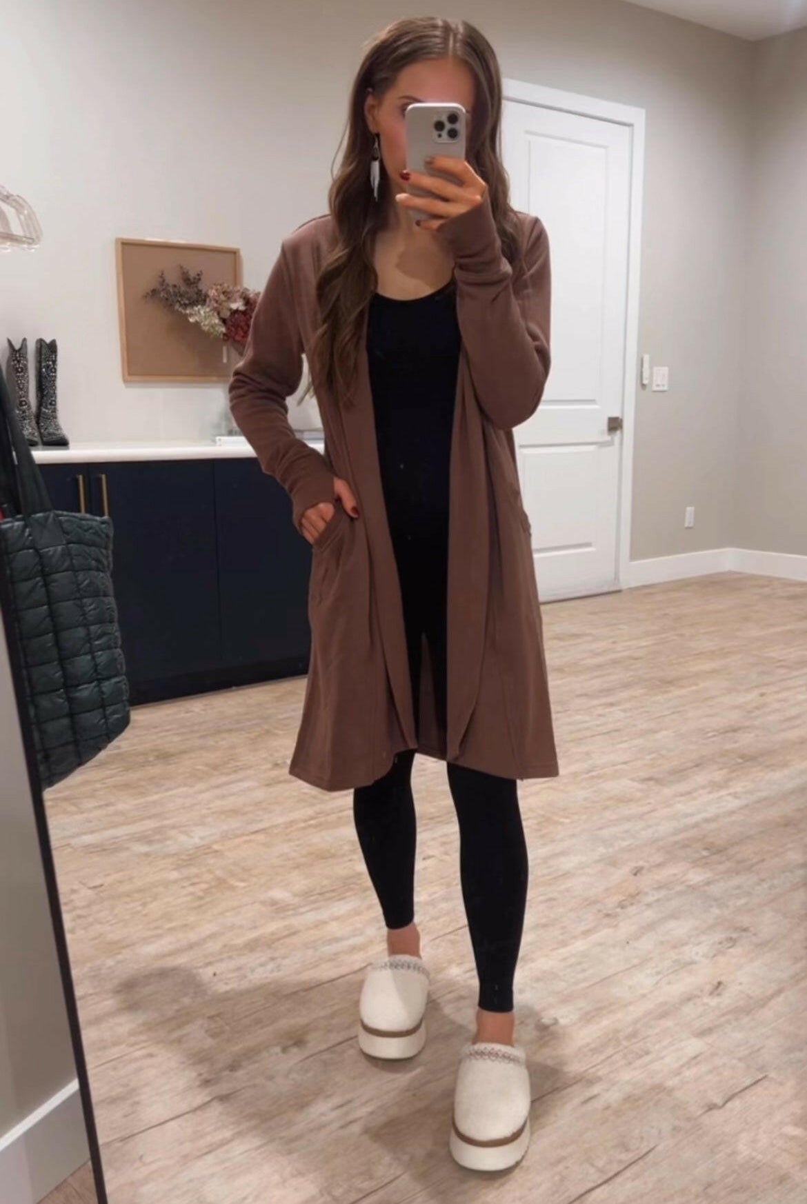 Butter Long Sleeve Open Cardigan-Cardigans-Krush Kandy, Women's Online Fashion Boutique Located in Phoenix, Arizona (Scottsdale Area)