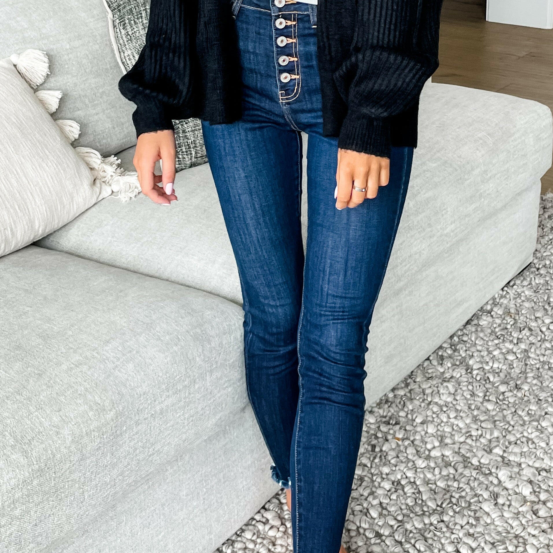 Kancan | Never Misunderstood High Rise Skinny Jean | PLUS/REG-Jeans-Krush Kandy, Women's Online Fashion Boutique Located in Phoenix, Arizona (Scottsdale Area)