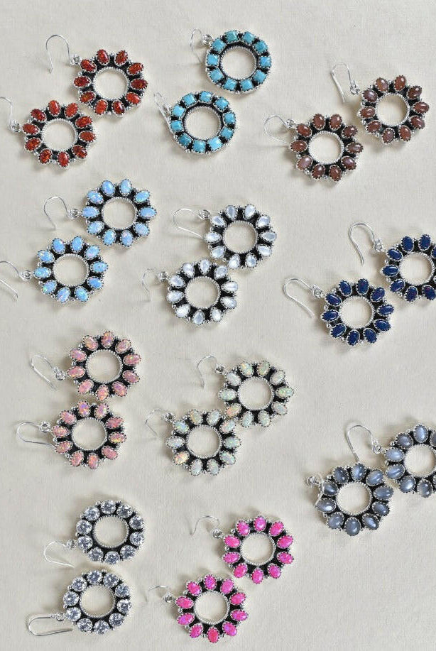 HOLLOW "O" STERLING SILVER EARRINGS-Drop Earrings-Krush Kandy, Women's Online Fashion Boutique Located in Phoenix, Arizona (Scottsdale Area)