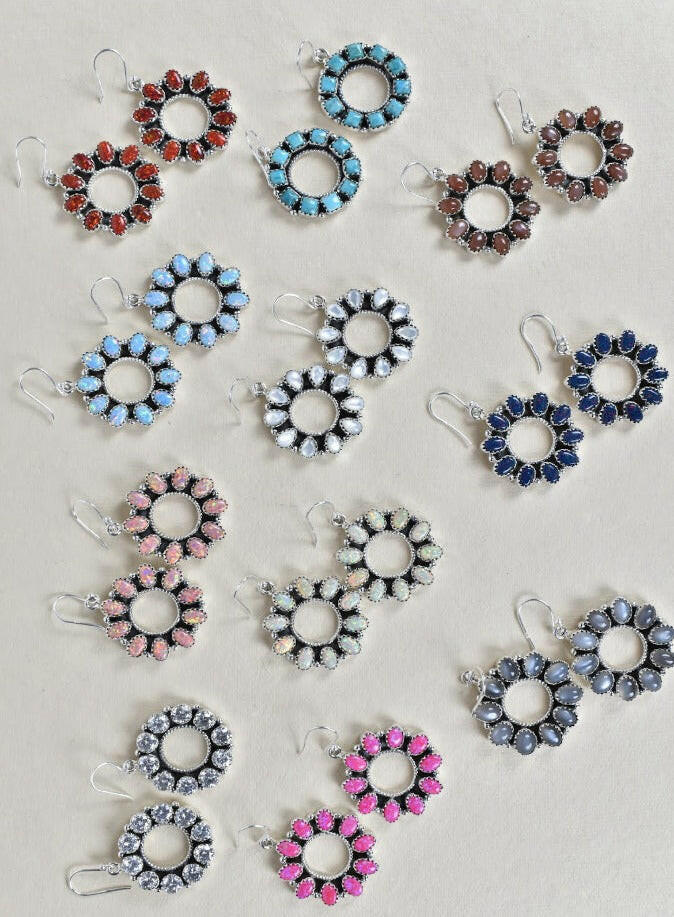 HOLLOW "O" STERLING SILVER EARRINGS-Drop Earrings-Krush Kandy, Women's Online Fashion Boutique Located in Phoenix, Arizona (Scottsdale Area)