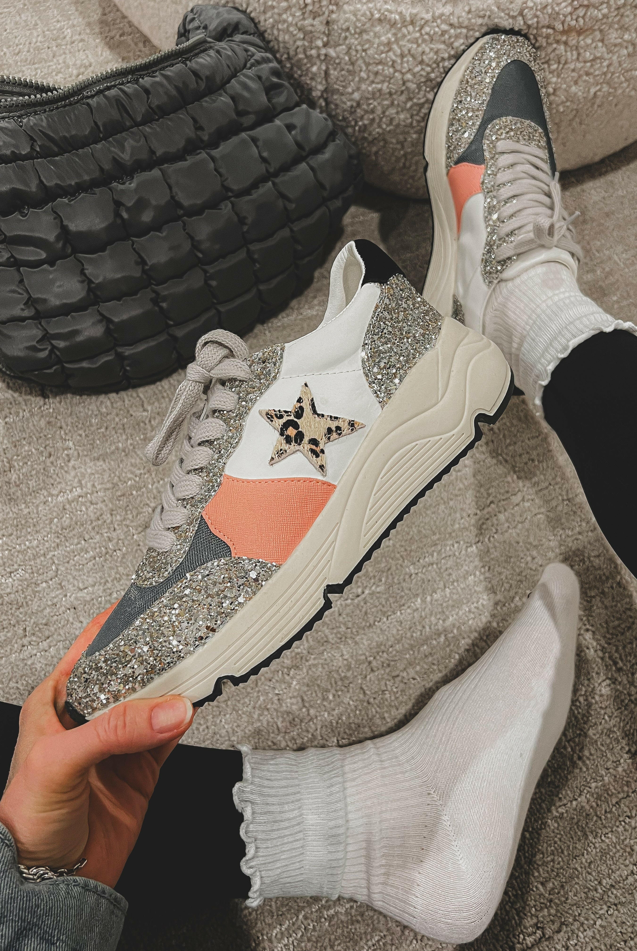 Roxy - Glitter Runner Sneaker-Sneakers-Krush Kandy, Women's Online Fashion Boutique Located in Phoenix, Arizona (Scottsdale Area)