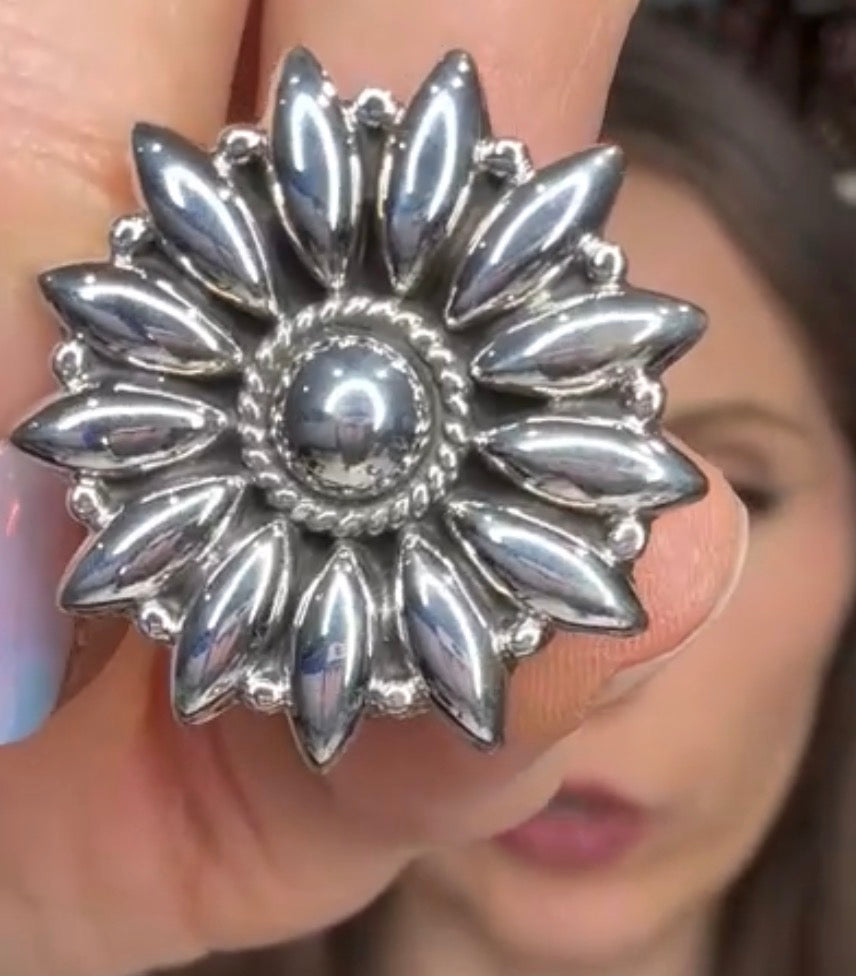 Summertime Sunflower Sterling Set-Pendant Necklaces-Krush Kandy, Women's Online Fashion Boutique Located in Phoenix, Arizona (Scottsdale Area)