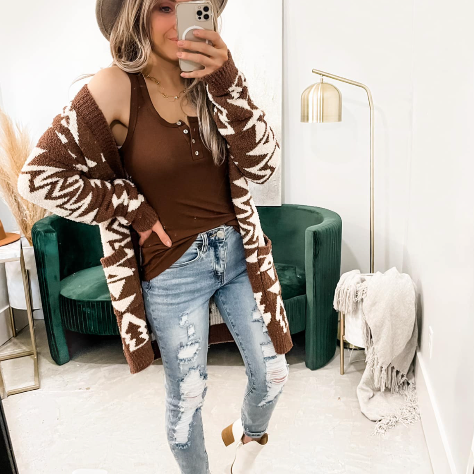 Let's Talk Later Button Detail Tank Top | 9 Colors!-Tanks-Krush Kandy, Women's Online Fashion Boutique Located in Phoenix, Arizona (Scottsdale Area)