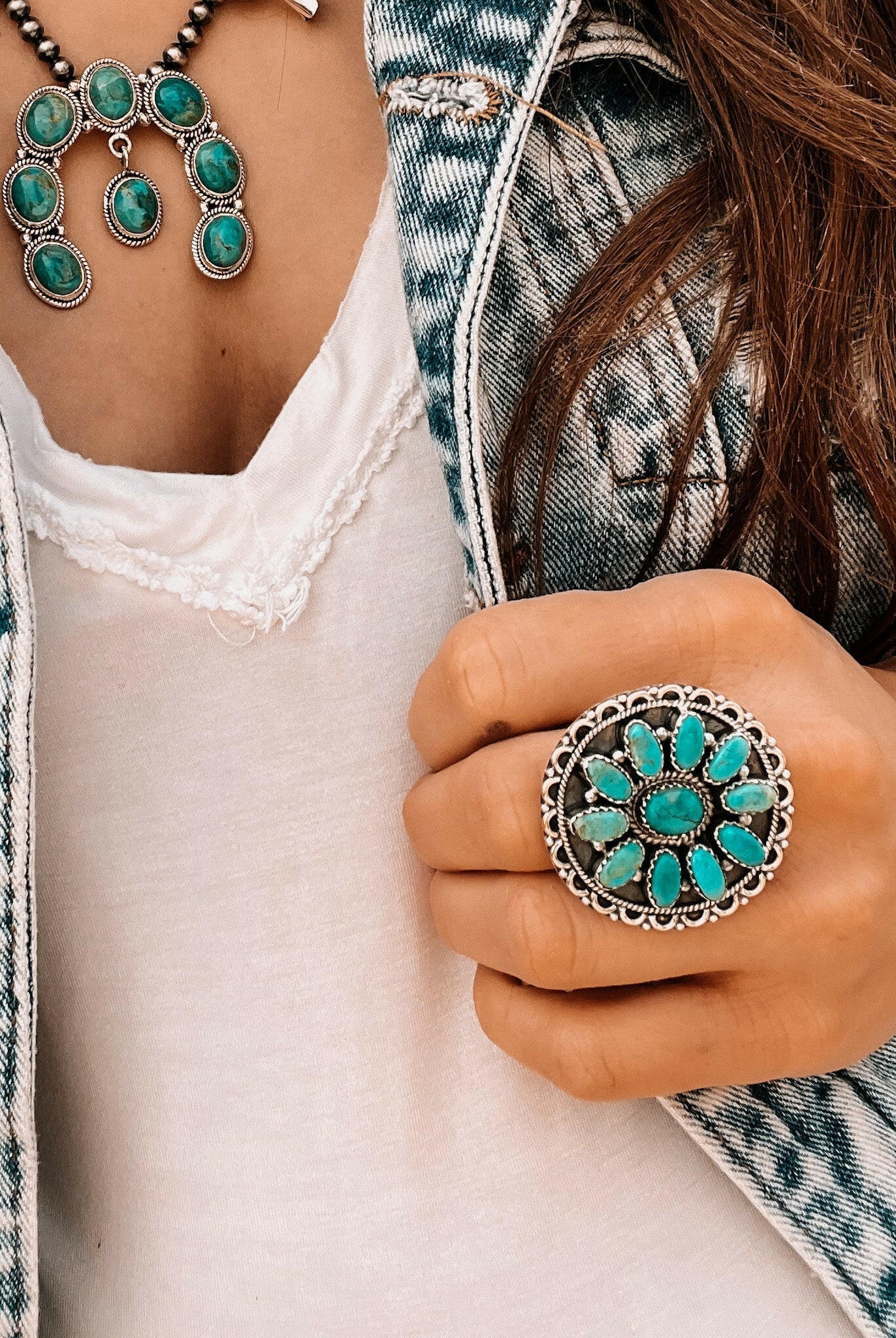 Texan Cluster Sterling Silver Ring-Rings-Krush Kandy, Women's Online Fashion Boutique Located in Phoenix, Arizona (Scottsdale Area)