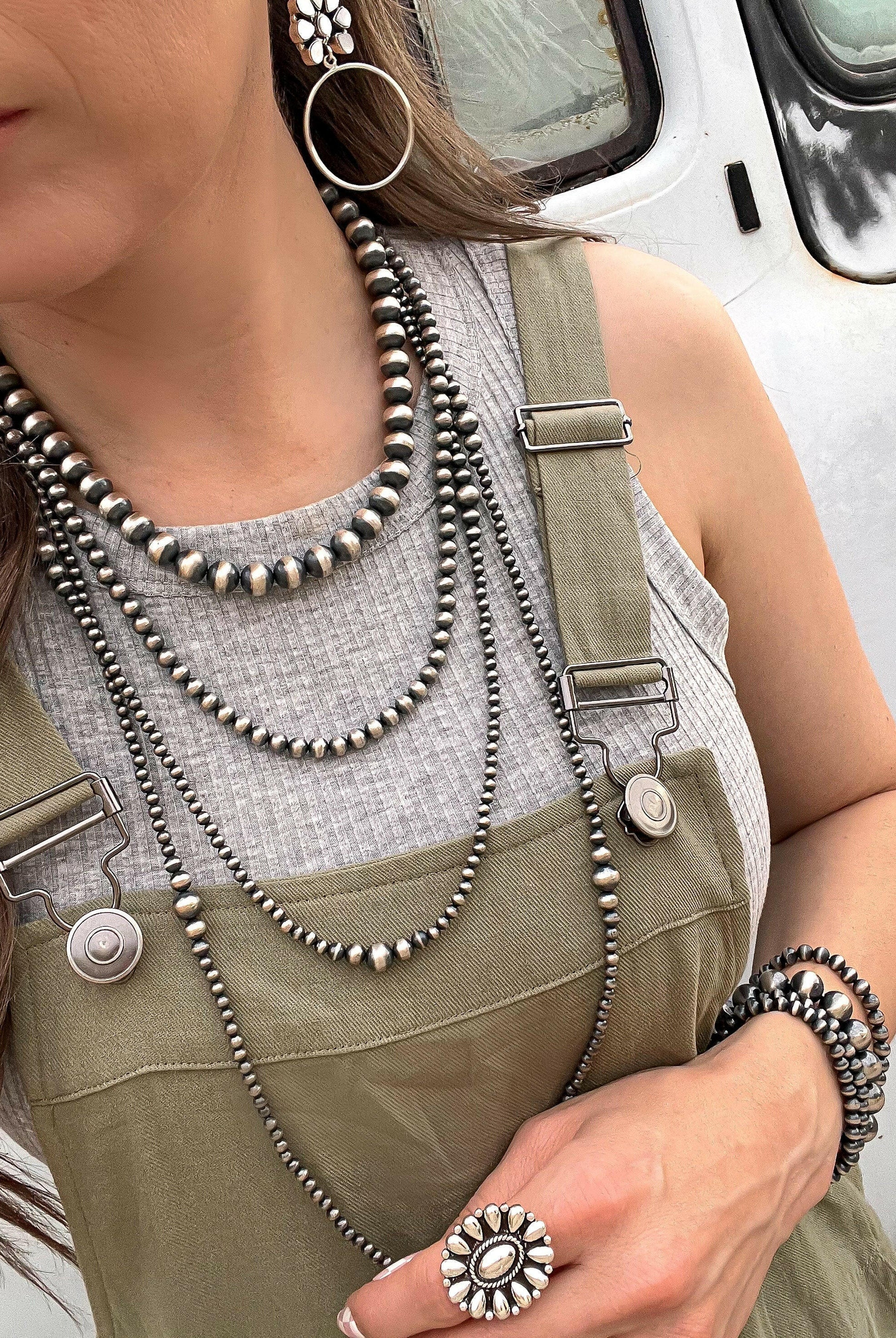 Krush Original | 6mm Desert Pearl Necklaces-Krush Kandy, Women's Online Fashion Boutique Located in Phoenix, Arizona (Scottsdale Area)