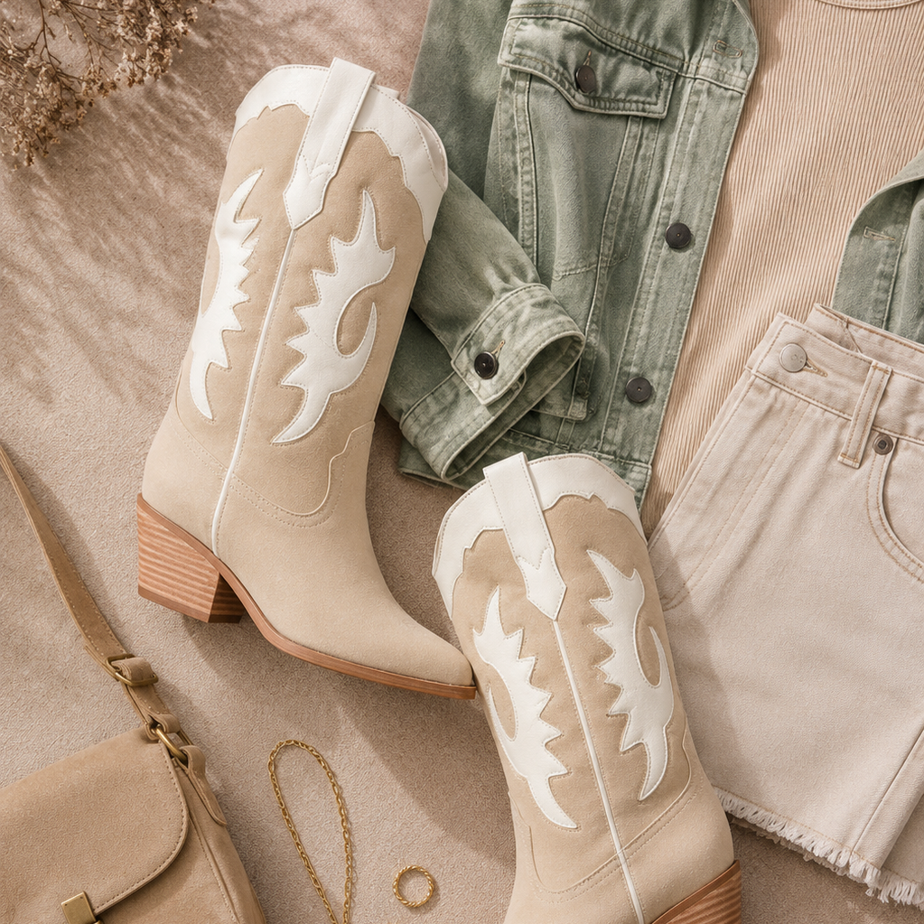 Jackie-Cut Out Western Boots