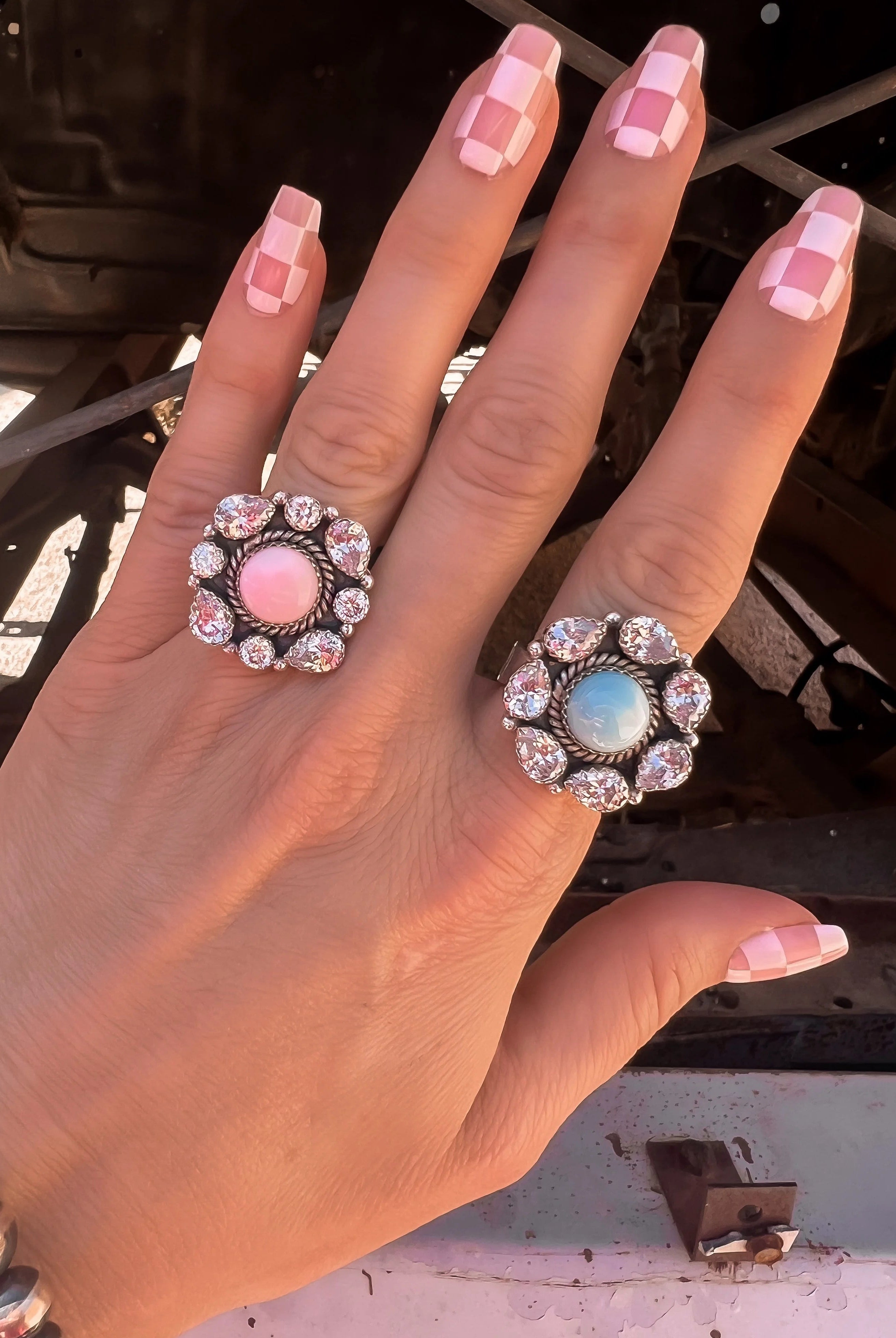 Crystal Krushes Stone Rings-Rings-Krush Kandy, Women's Online Fashion Boutique Located in Phoenix, Arizona (Scottsdale Area)