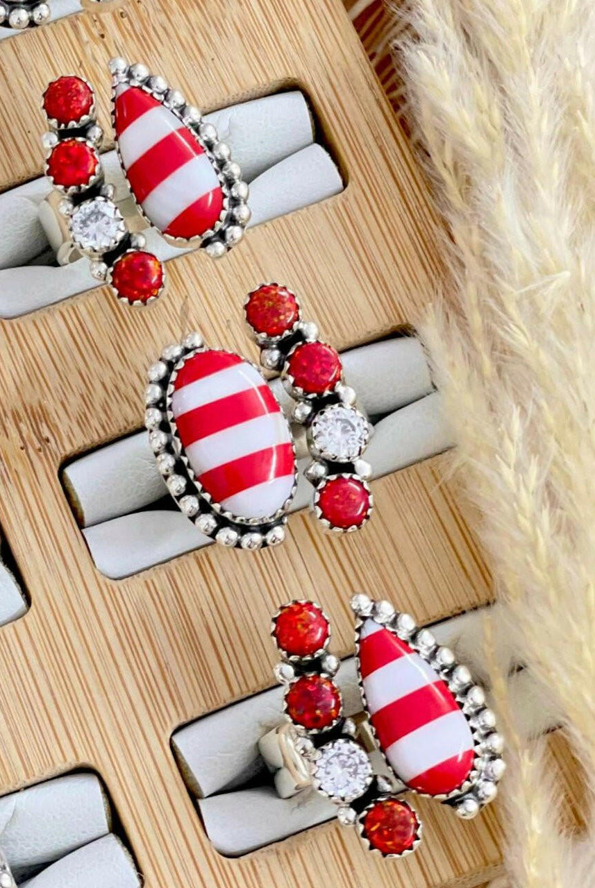 Holiday Kandy Floating Stone Ring-Rings-Krush Kandy, Women's Online Fashion Boutique Located in Phoenix, Arizona (Scottsdale Area)