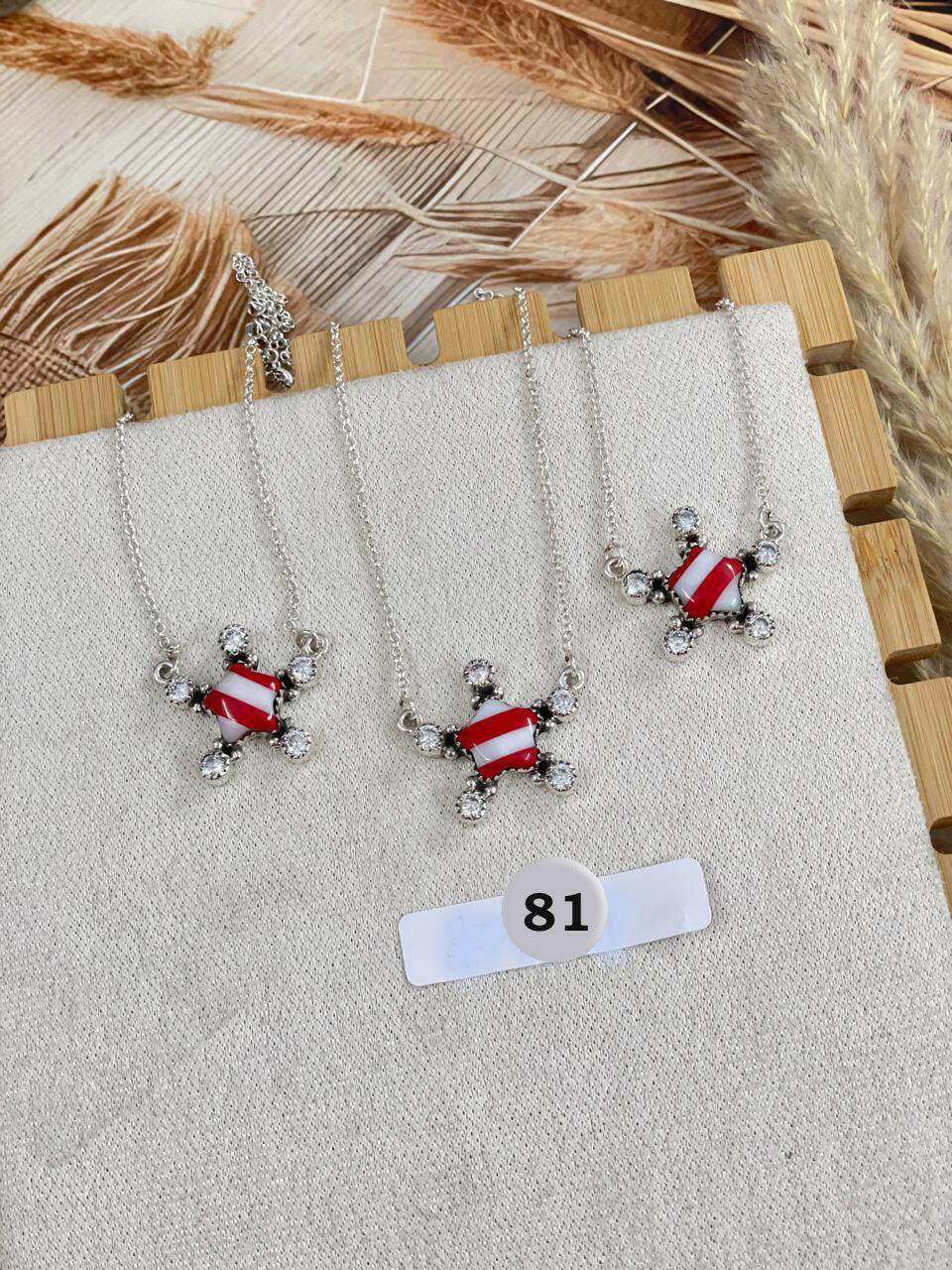 Winters Peppermint CZ Star Necklace-Chain Necklaces-Krush Kandy, Women's Online Fashion Boutique Located in Phoenix, Arizona (Scottsdale Area)