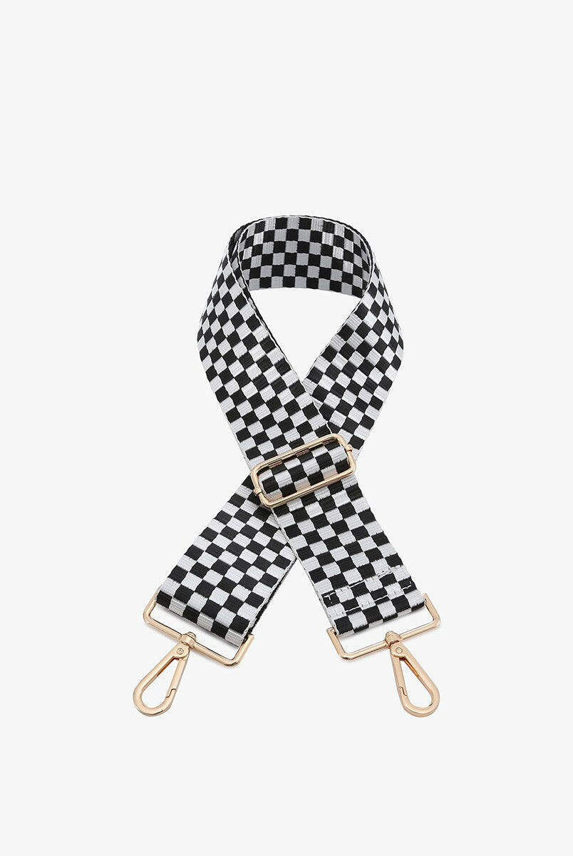 Checkered Guitar Strap-Straps-Krush Kandy, Women's Online Fashion Boutique Located in Phoenix, Arizona (Scottsdale Area)