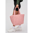 Quilted Puffer Nylon Tote-Purses & Bags-Krush Kandy, Women's Online Fashion Boutique Located in Phoenix, Arizona (Scottsdale Area)