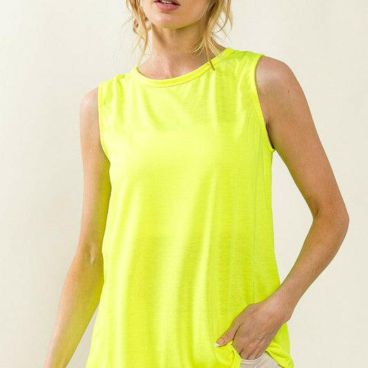 Bibi Well That's A Cute Tank Top With Back Ribbon | S-XL multiple Colors-Tanks-Krush Kandy, Women's Online Fashion Boutique Located in Phoenix, Arizona (Scottsdale Area)