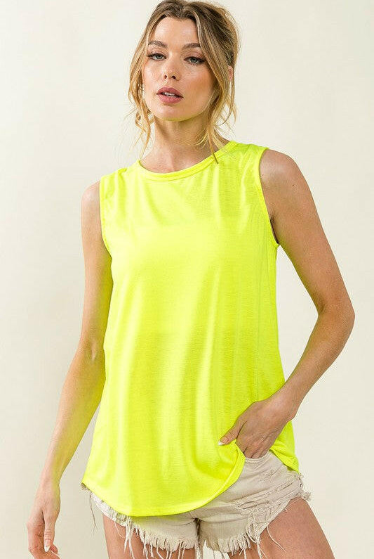 Bibi Well That's A Cute Tank Top With Back Ribbon | S-XL multiple Colors-Tanks-Krush Kandy, Women's Online Fashion Boutique Located in Phoenix, Arizona (Scottsdale Area)