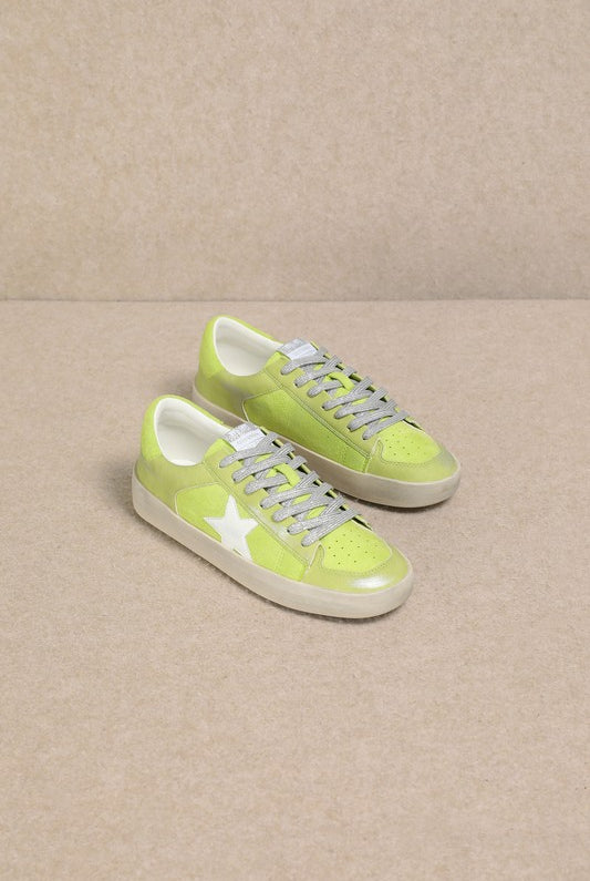 Candace Sneakers, Chartreuse-Sneakers-Krush Kandy, Women's Online Fashion Boutique Located in Phoenix, Arizona (Scottsdale Area)