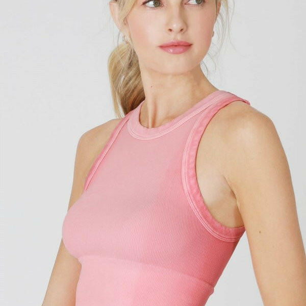 NIKIBIKI High Neck Crop Top-Tanks-Krush Kandy, Women's Online Fashion Boutique Located in Phoenix, Arizona (Scottsdale Area)