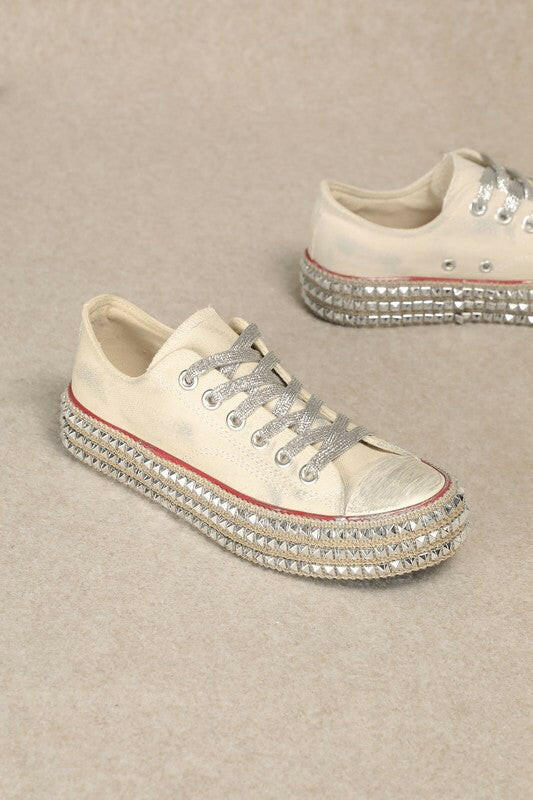 Studded Sole Sneaker-Sneakers-Krush Kandy, Women's Online Fashion Boutique Located in Phoenix, Arizona (Scottsdale Area)