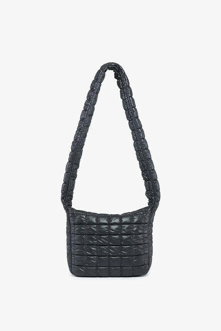 Cloud Nine Nylon Puffer Crossbody-Purses & Bags-Krush Kandy, Women's Online Fashion Boutique Located in Phoenix, Arizona (Scottsdale Area)