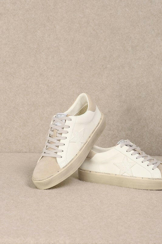 Savannah Star Canvas Sneakers-Sneakers-Krush Kandy, Women's Online Fashion Boutique Located in Phoenix, Arizona (Scottsdale Area)