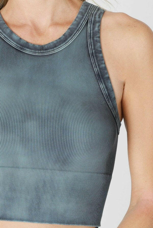 NIKIBIKI High Neck Crop Top-Tanks-Krush Kandy, Women's Online Fashion Boutique Located in Phoenix, Arizona (Scottsdale Area)