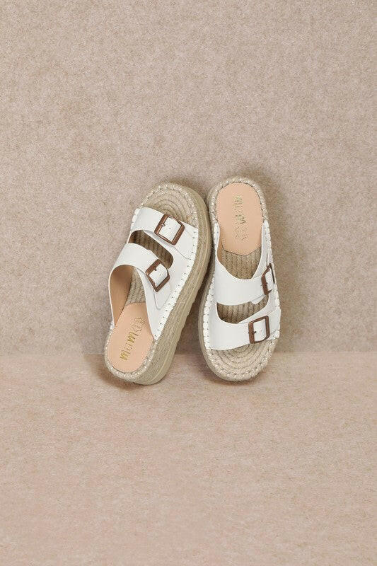 Santorini Escape Slide-On Sandals-Sandals-Krush Kandy, Women's Online Fashion Boutique Located in Phoenix, Arizona (Scottsdale Area)