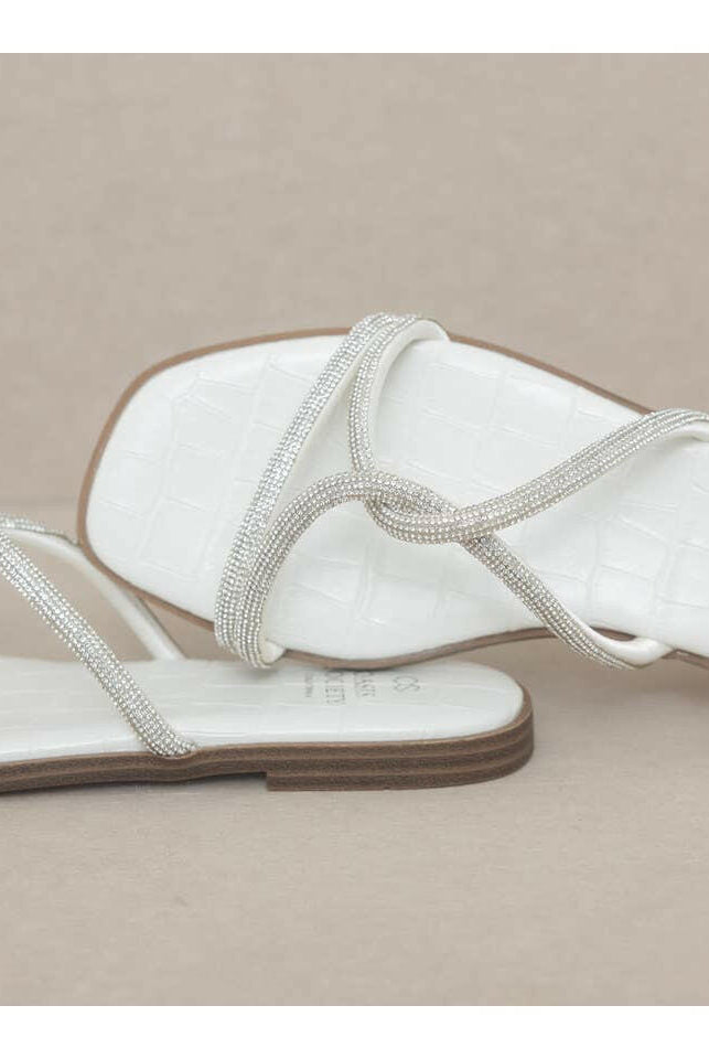 The Bonnie | Strappy Rhinestone Summer Sandal-Sandals-Krush Kandy, Women's Online Fashion Boutique Located in Phoenix, Arizona (Scottsdale Area)