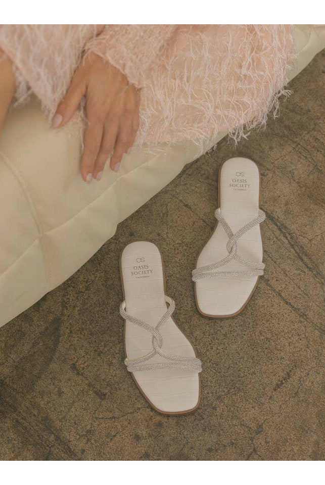 The Bonnie | Strappy Rhinestone Summer Sandal-Sandals-Krush Kandy, Women's Online Fashion Boutique Located in Phoenix, Arizona (Scottsdale Area)